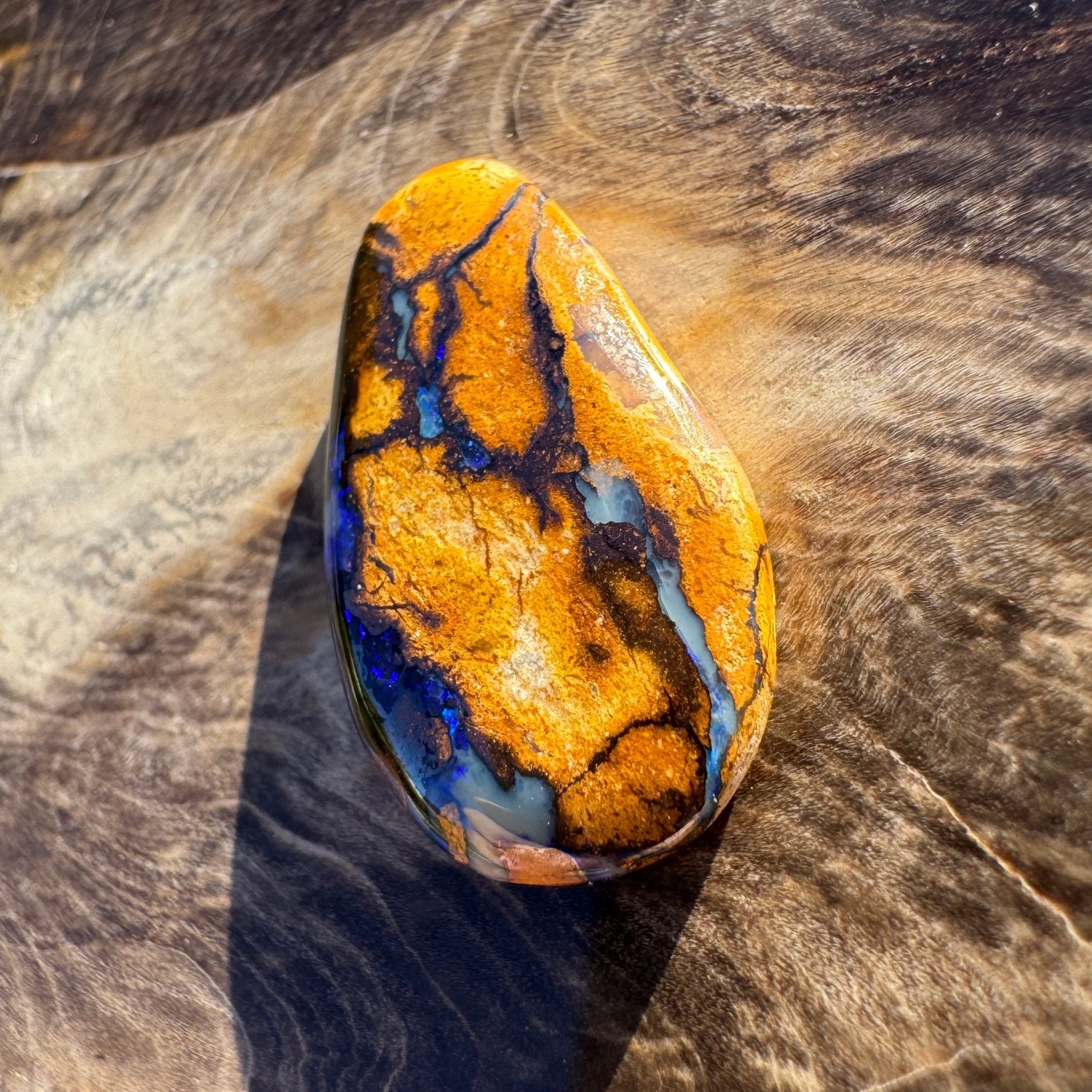7.3ct Queensland Boulder Opal | Solid Australian Opal | Hand-Cut