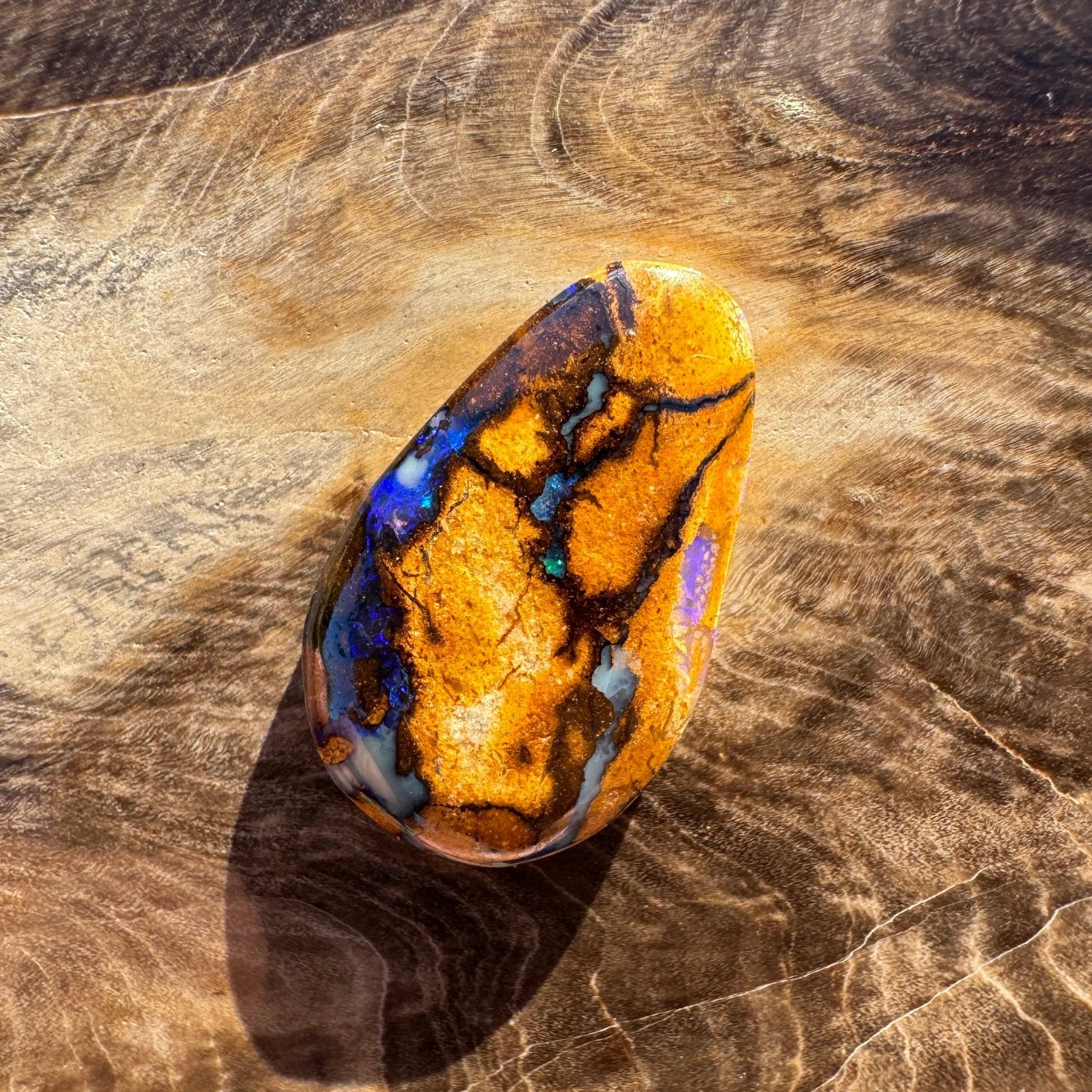 7.3ct Queensland Boulder Opal | Solid Australian Opal | Hand-Cut