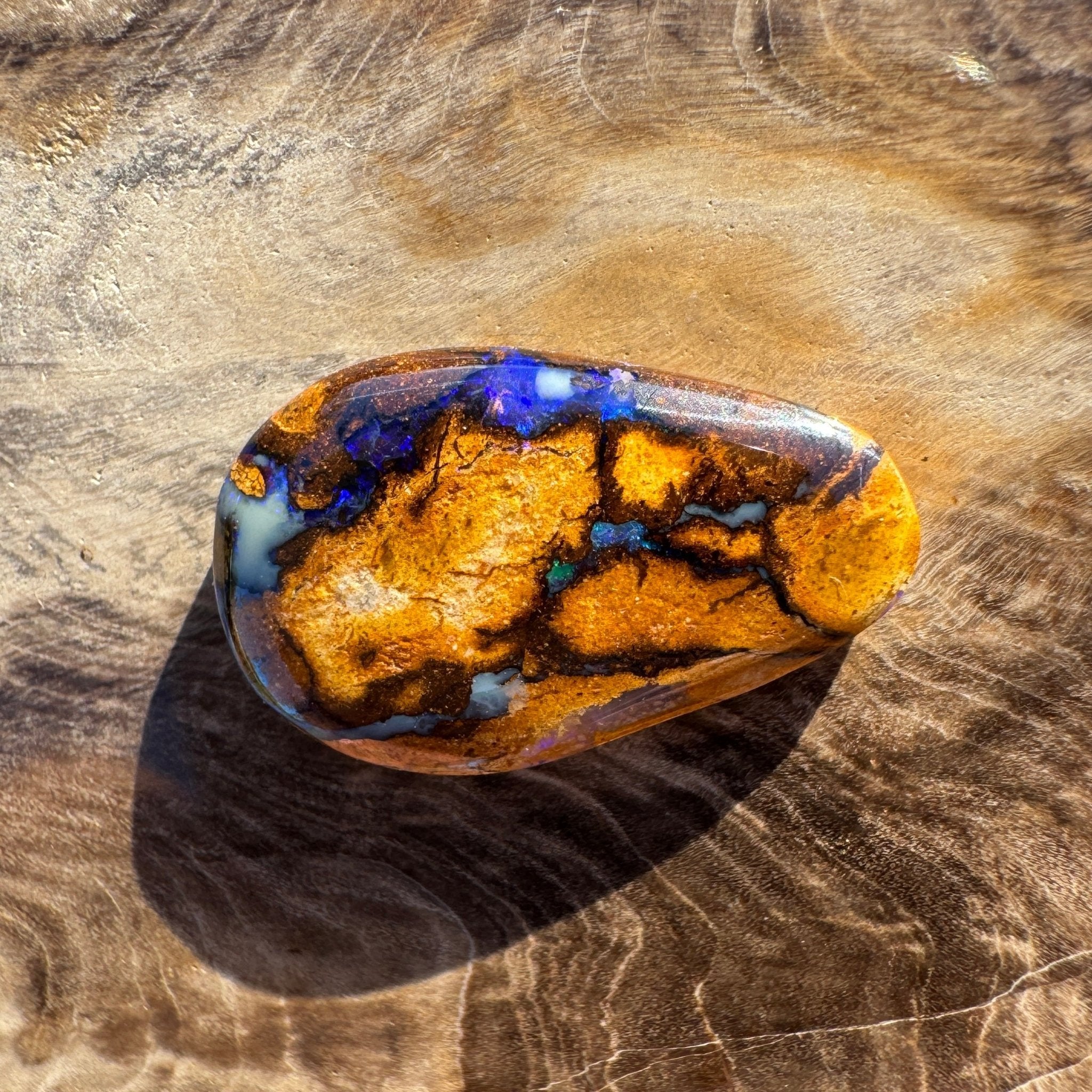 7.3ct Queensland Boulder Opal | Solid Australian Opal | Hand-Cut