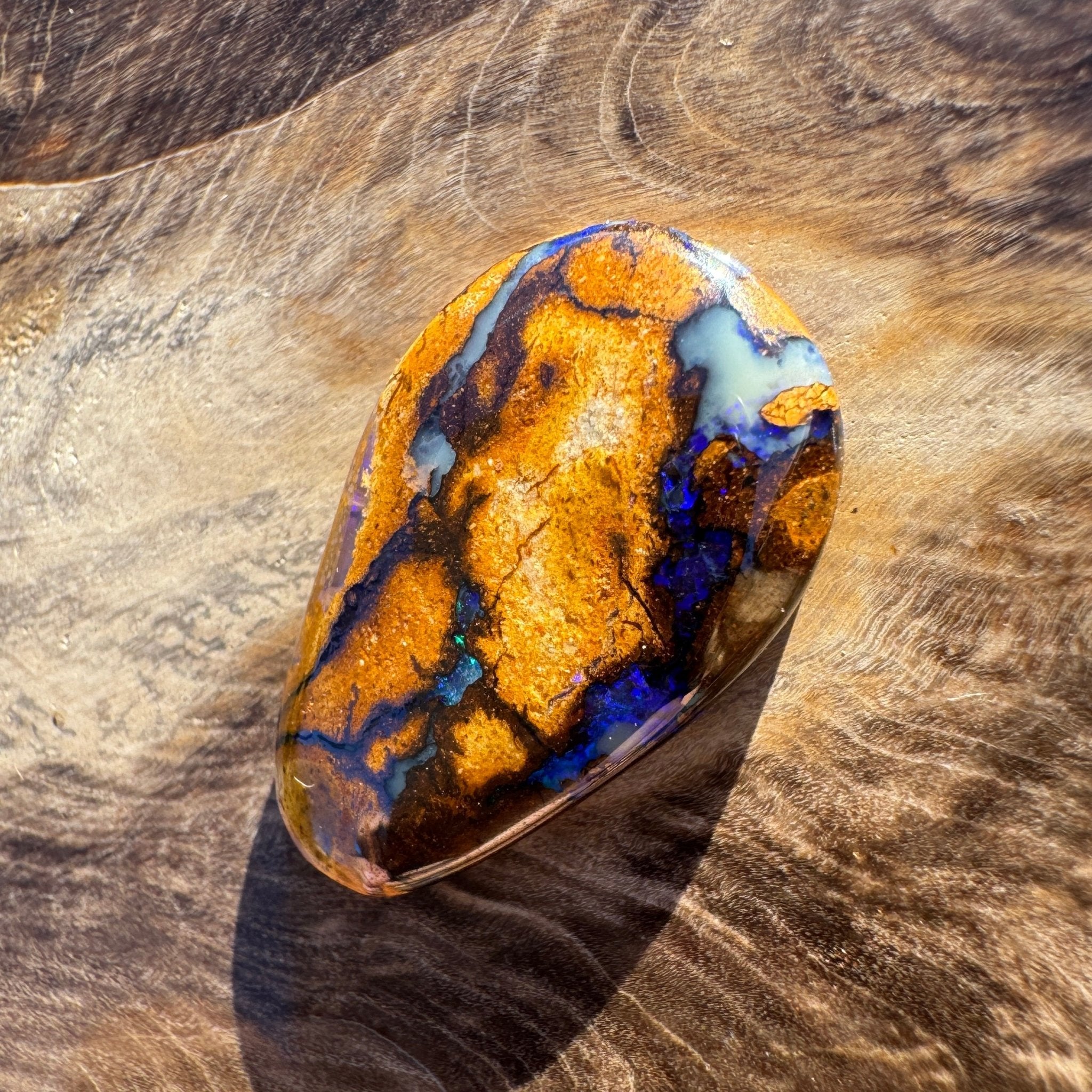 7.3ct Queensland Boulder Opal | Solid Australian Opal | Hand-Cut