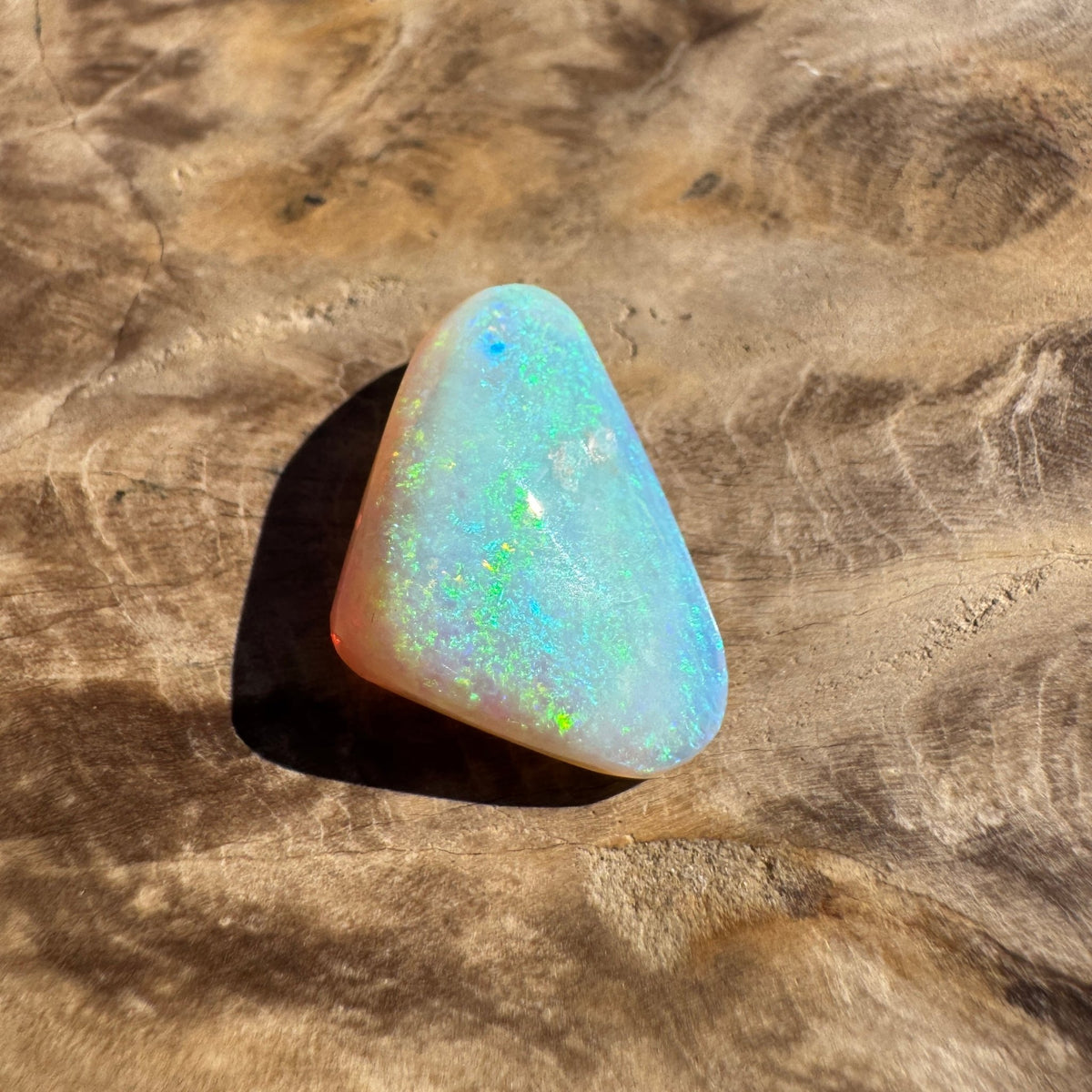 7.5ct Coober Pedy Dark Crystal Opal | Solid Australian Opal | Hand-Cut
