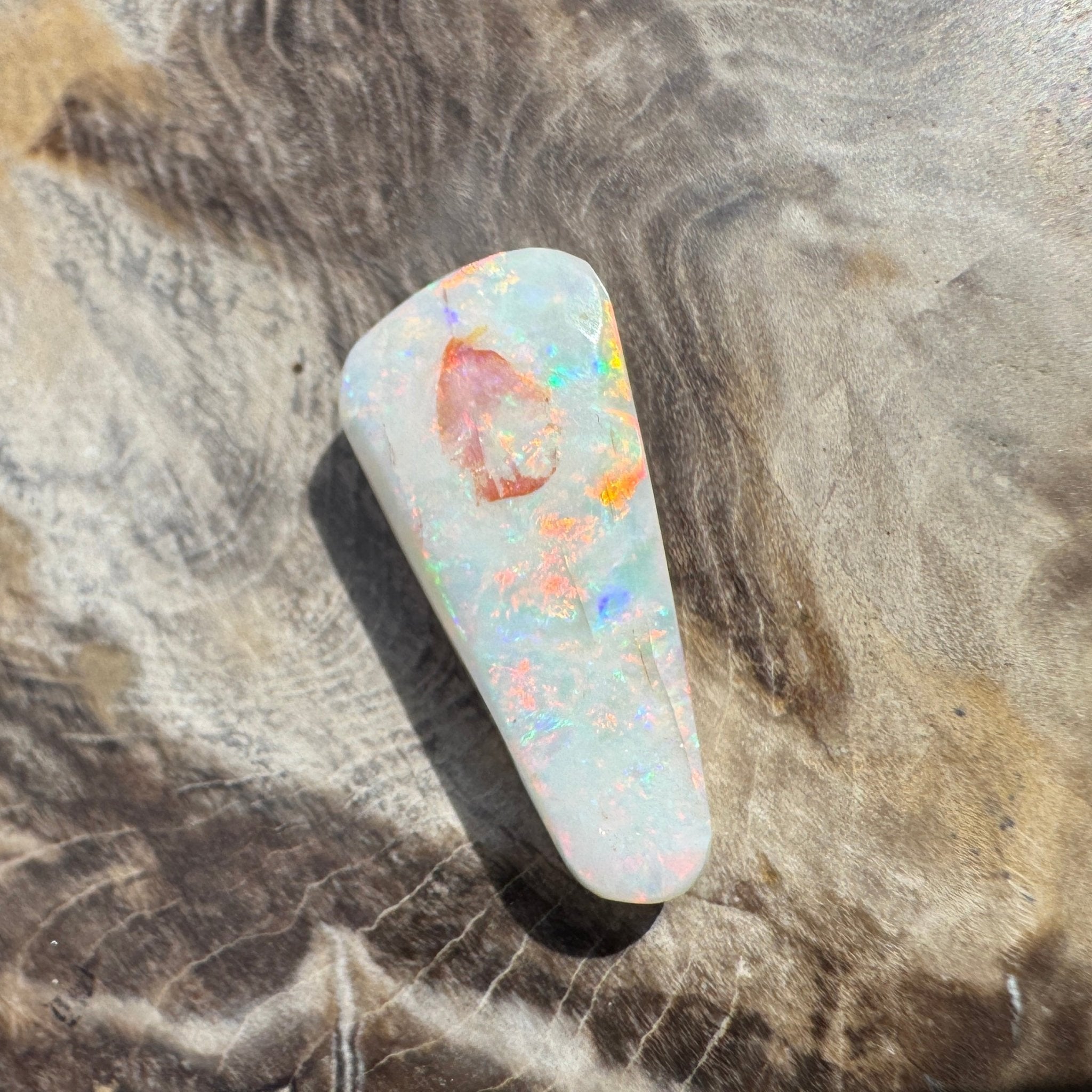 7.6ct Coober Pedy Freeform Opal | Solid Australian Opal | Hand-Cut