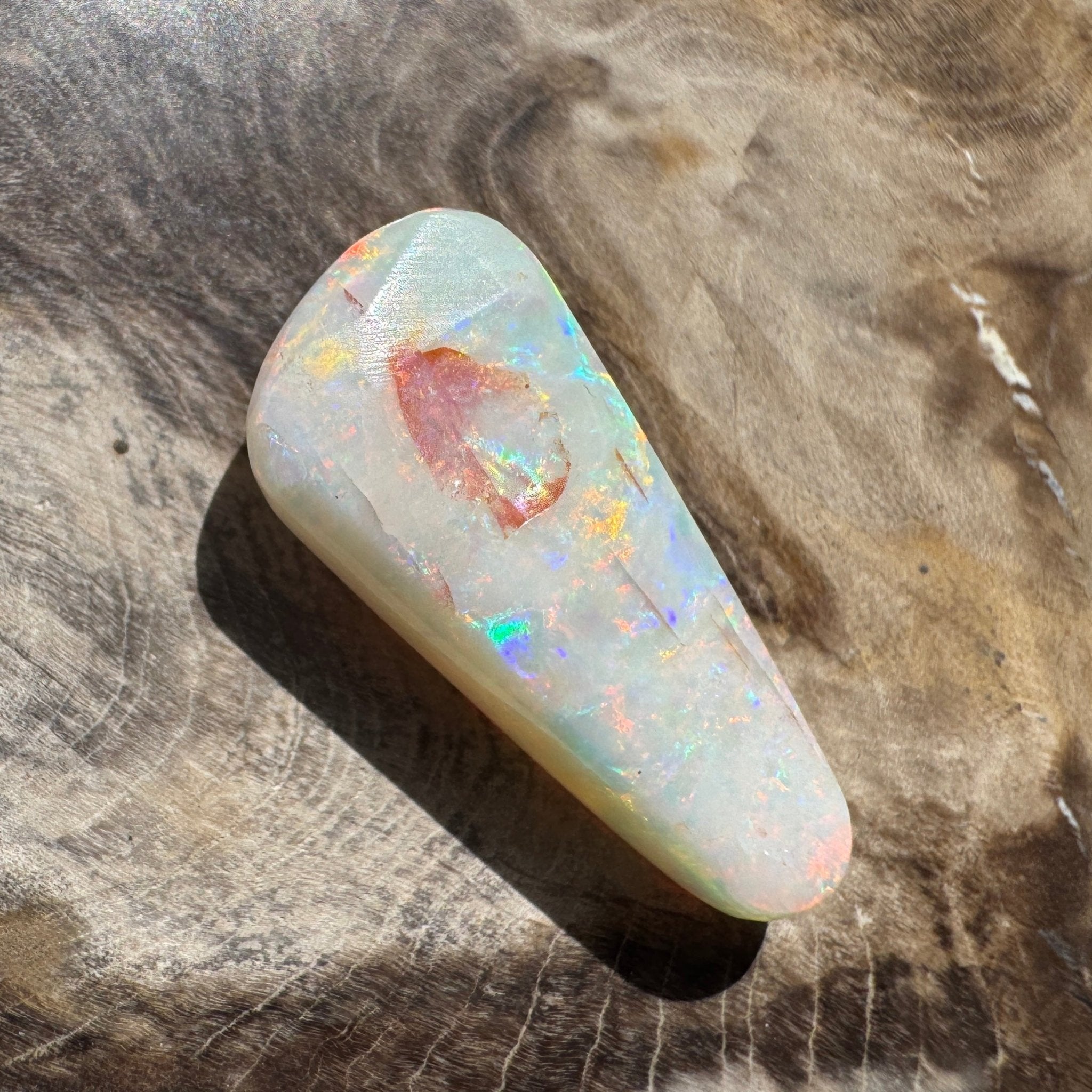 7.6ct Coober Pedy Freeform Opal | Solid Australian Opal | Hand-Cut