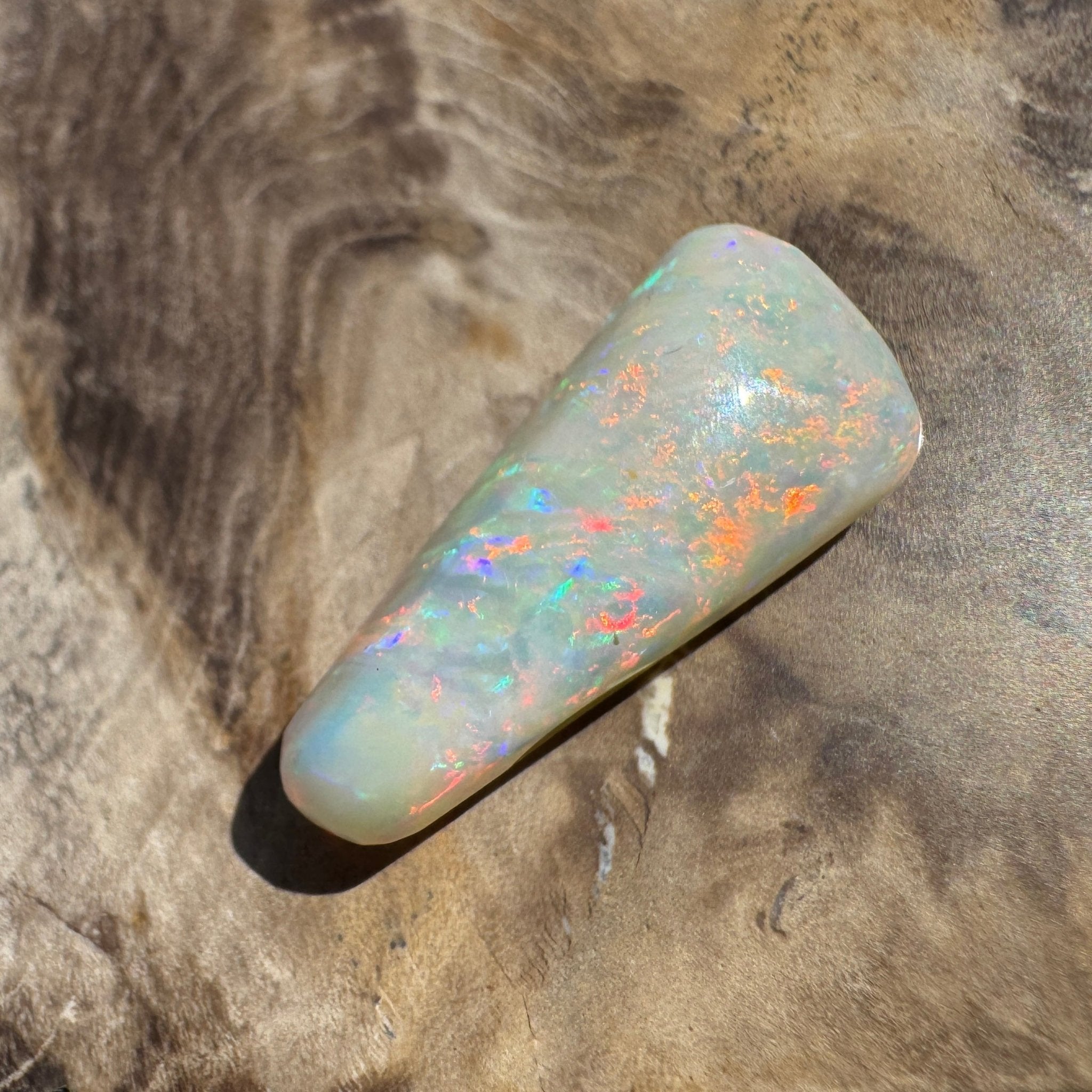 7.6ct Coober Pedy Freeform Opal | Solid Australian Opal | Hand-Cut