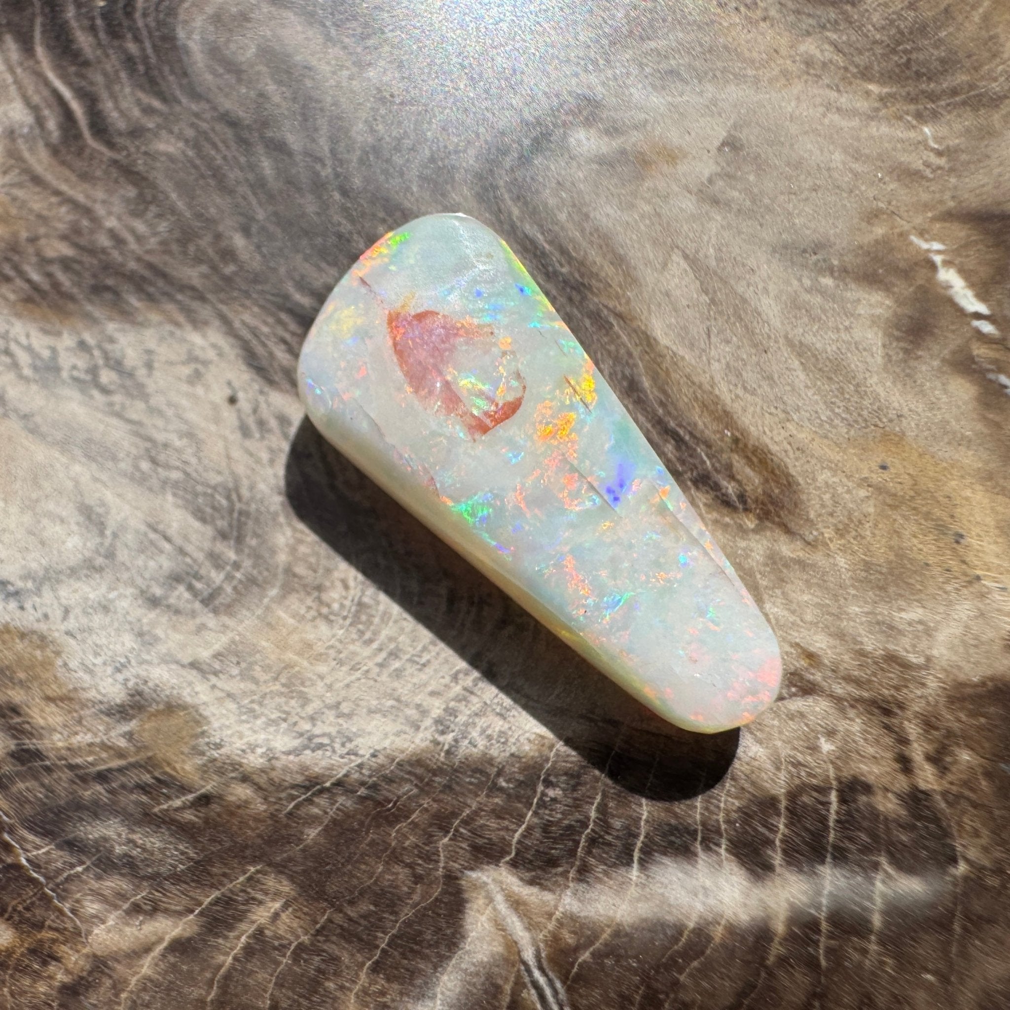 7.6ct Coober Pedy Freeform Opal | Solid Australian Opal | Hand-Cut