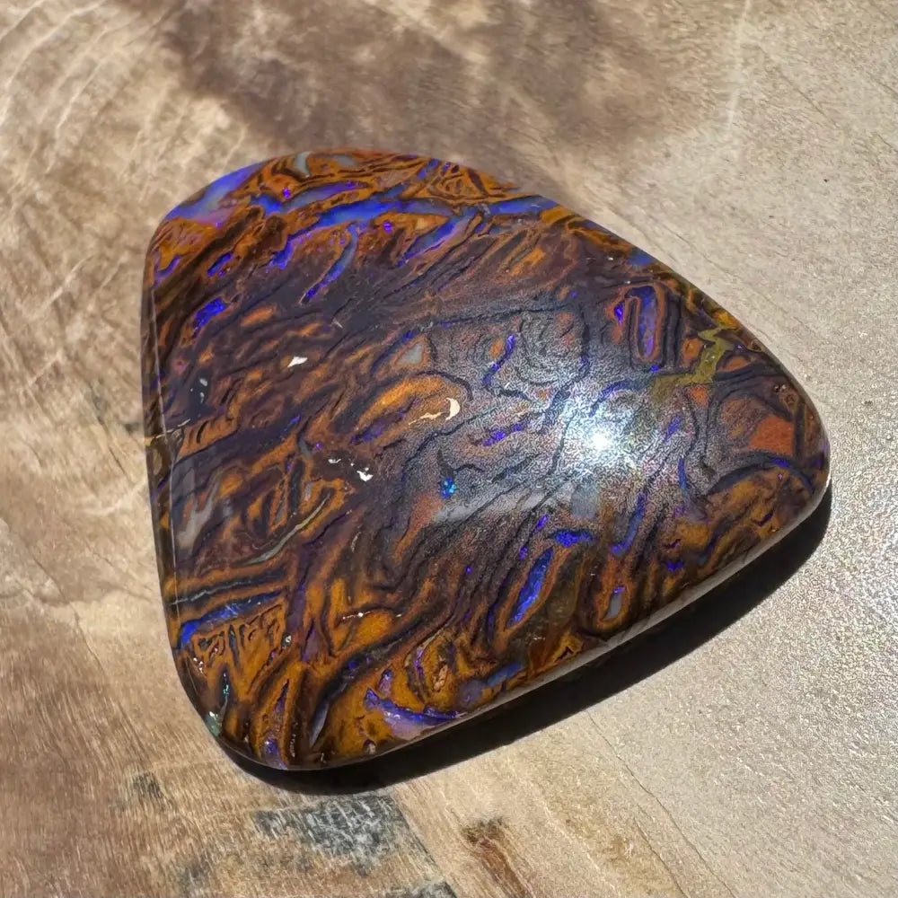 7.8ct Hand - cut Queensland Boulder Opal