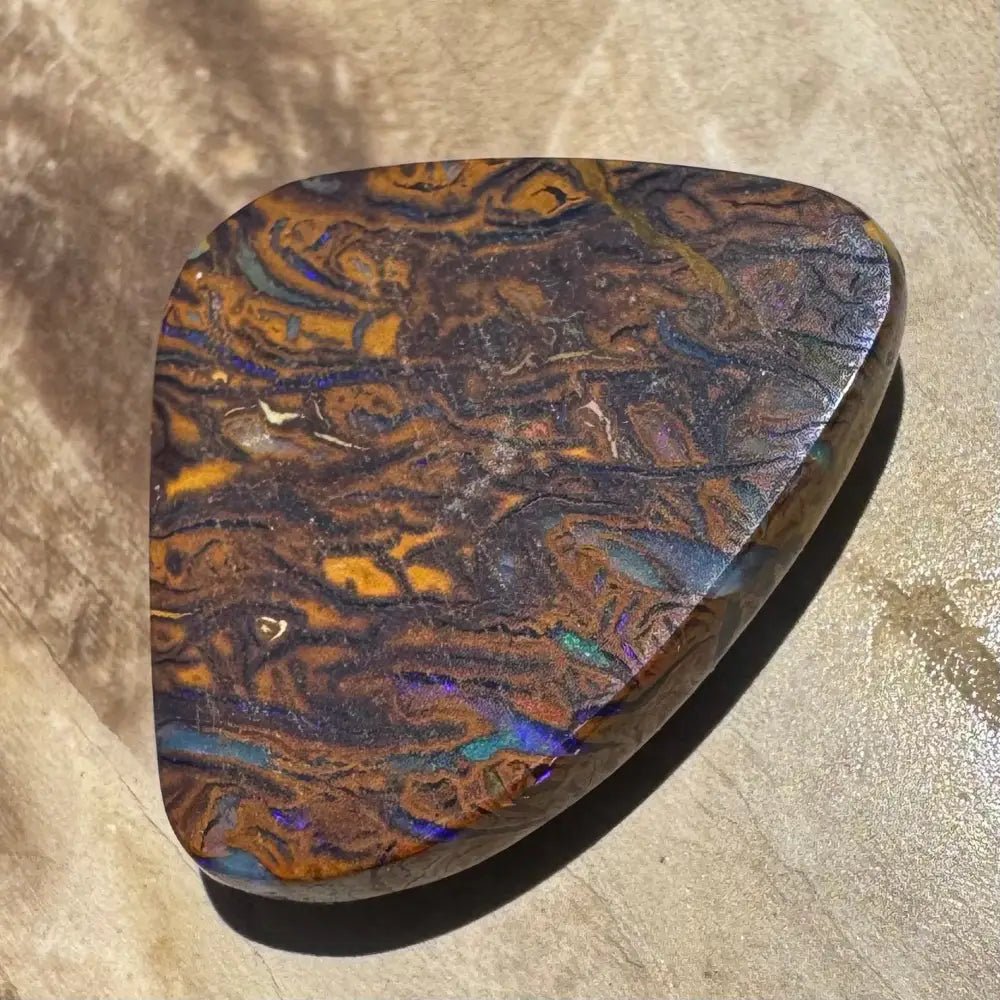 7.8ct Hand - cut Queensland Boulder Opal