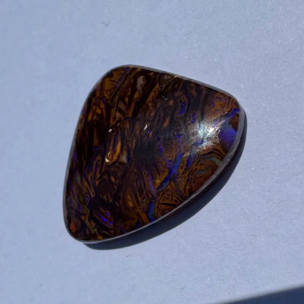 7.8ct Hand - cut Queensland Boulder Opal