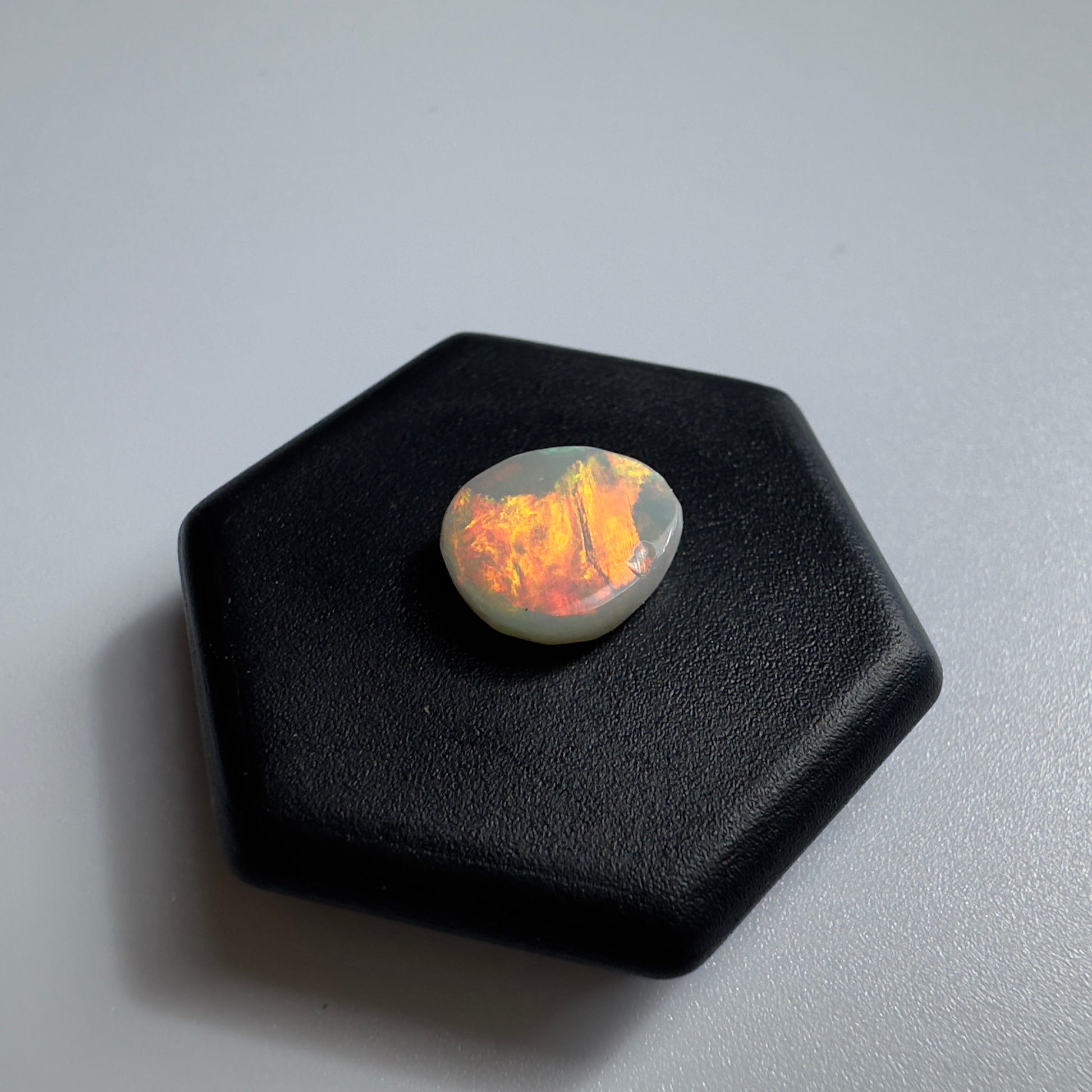 Australian Lightning Ridge Opal Fire Stone Red 1.1 Carat Solid Hand Cut Luxury - Iona Opal Australia