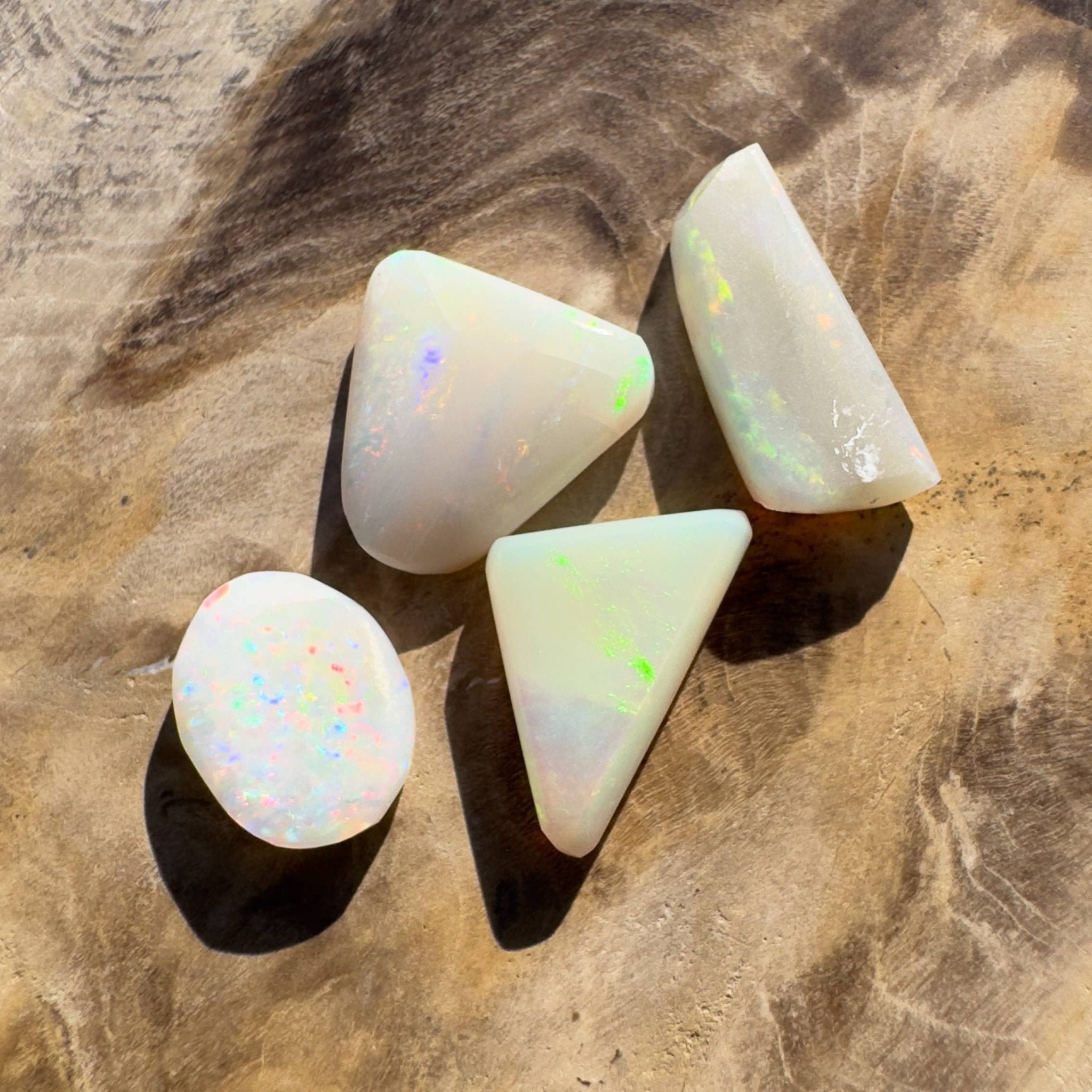 7ct Hand - cut Solid Coober Pedy Opal Parcel