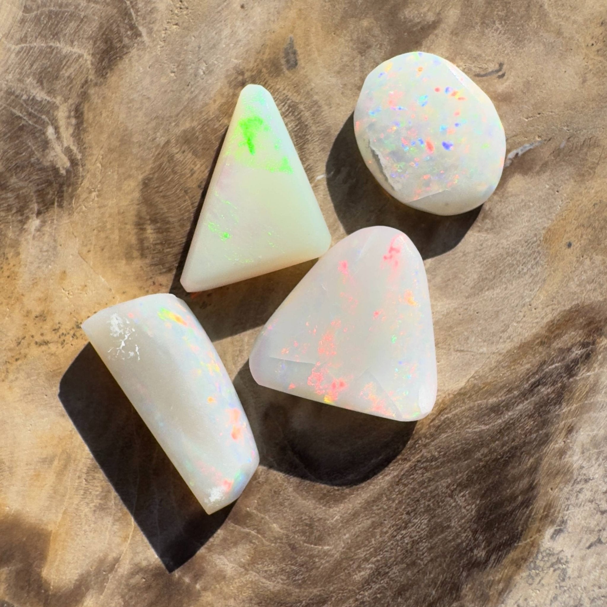 7ct Hand - cut Solid Coober Pedy Opal Parcel