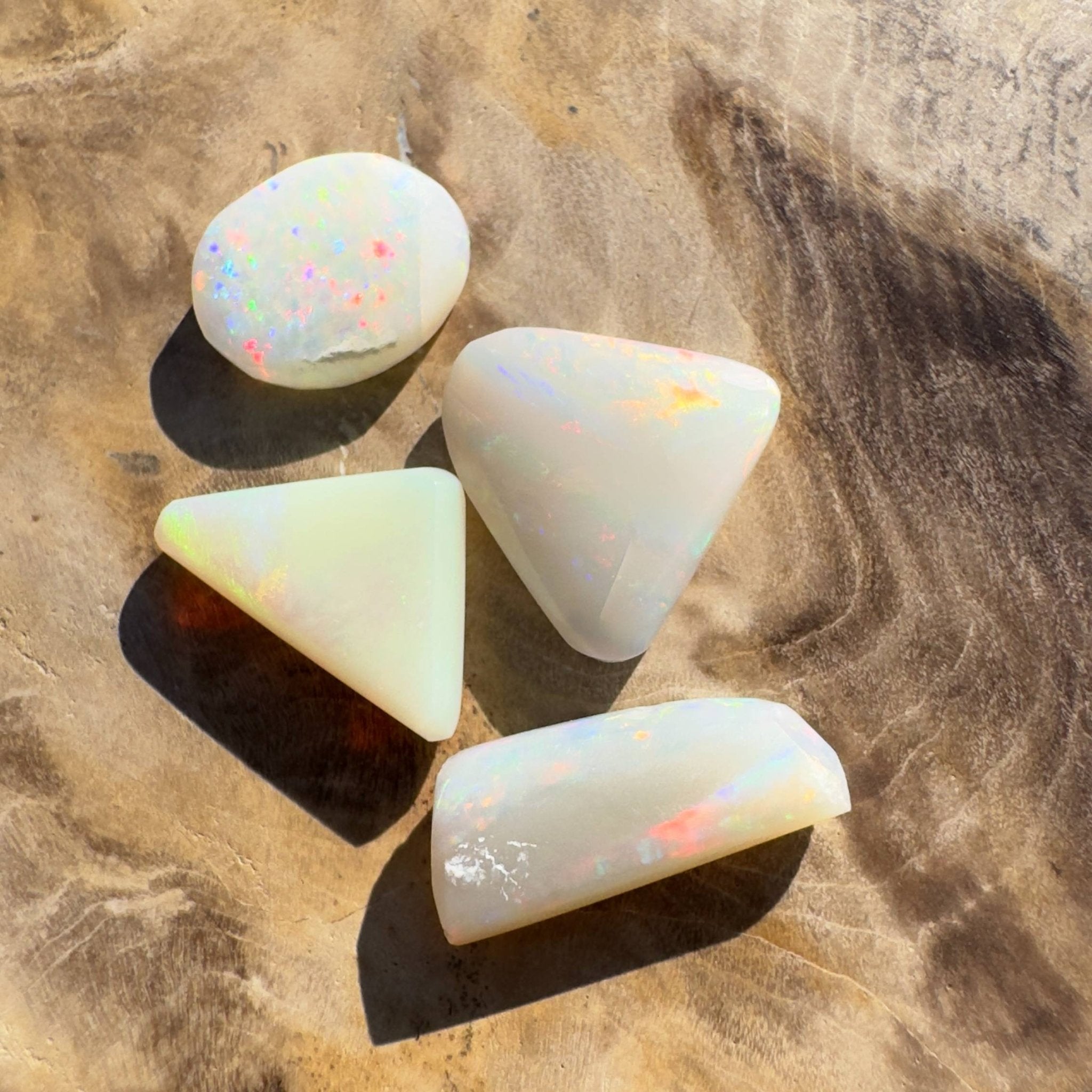 7ct Hand - cut Solid Coober Pedy Opal Parcel