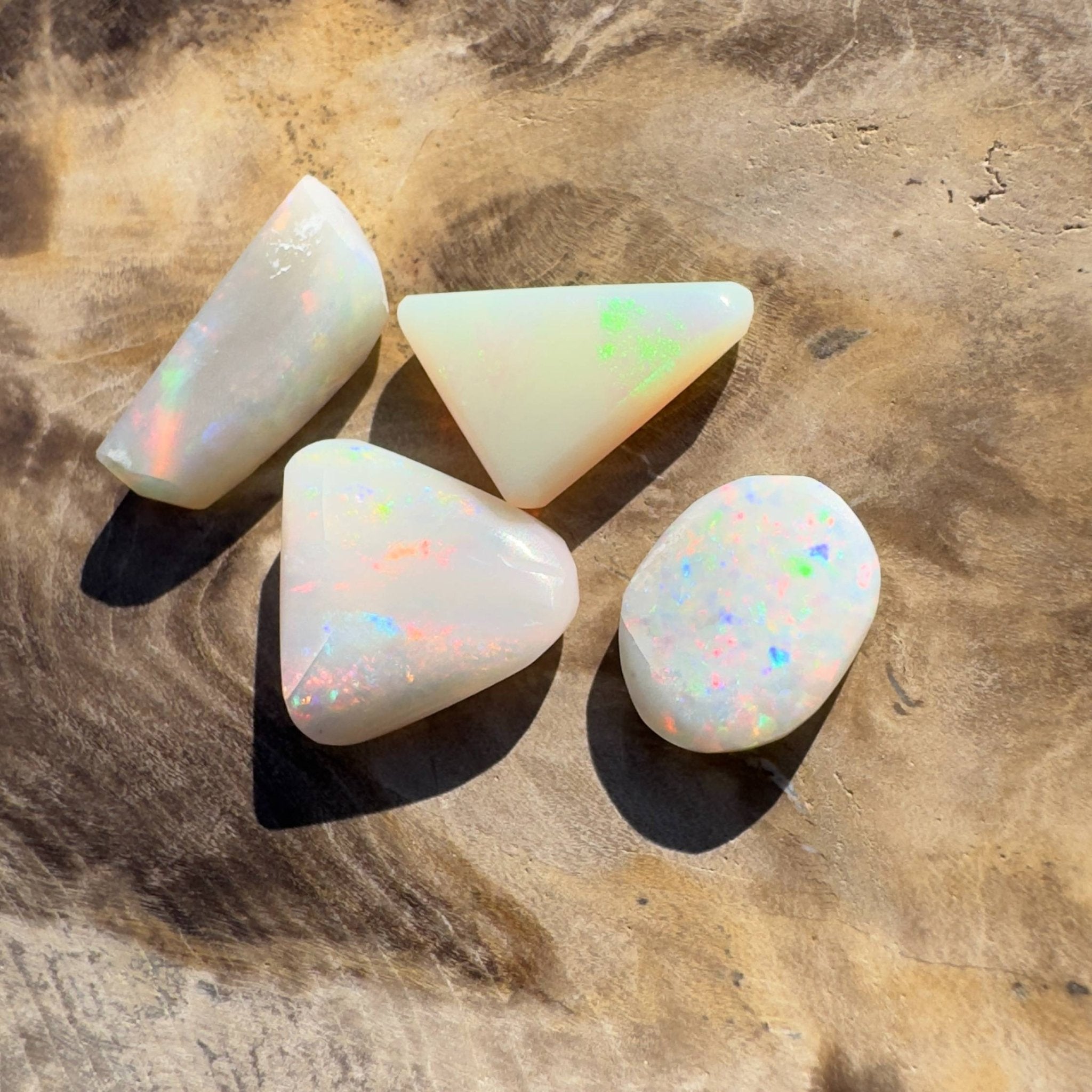 7ct Hand - cut Solid Coober Pedy Opal Parcel