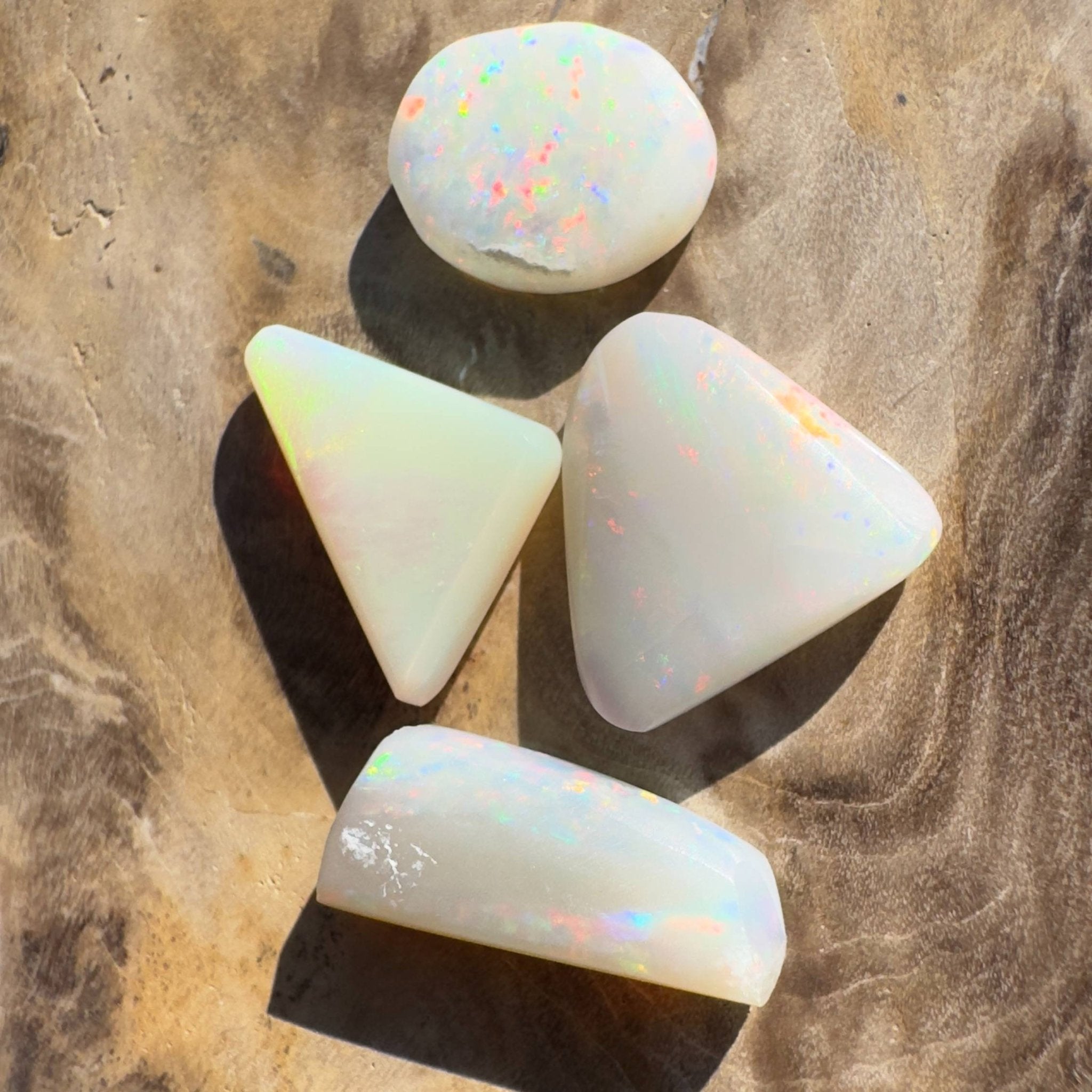 7ct Hand - cut Solid Coober Pedy Opal Parcel
