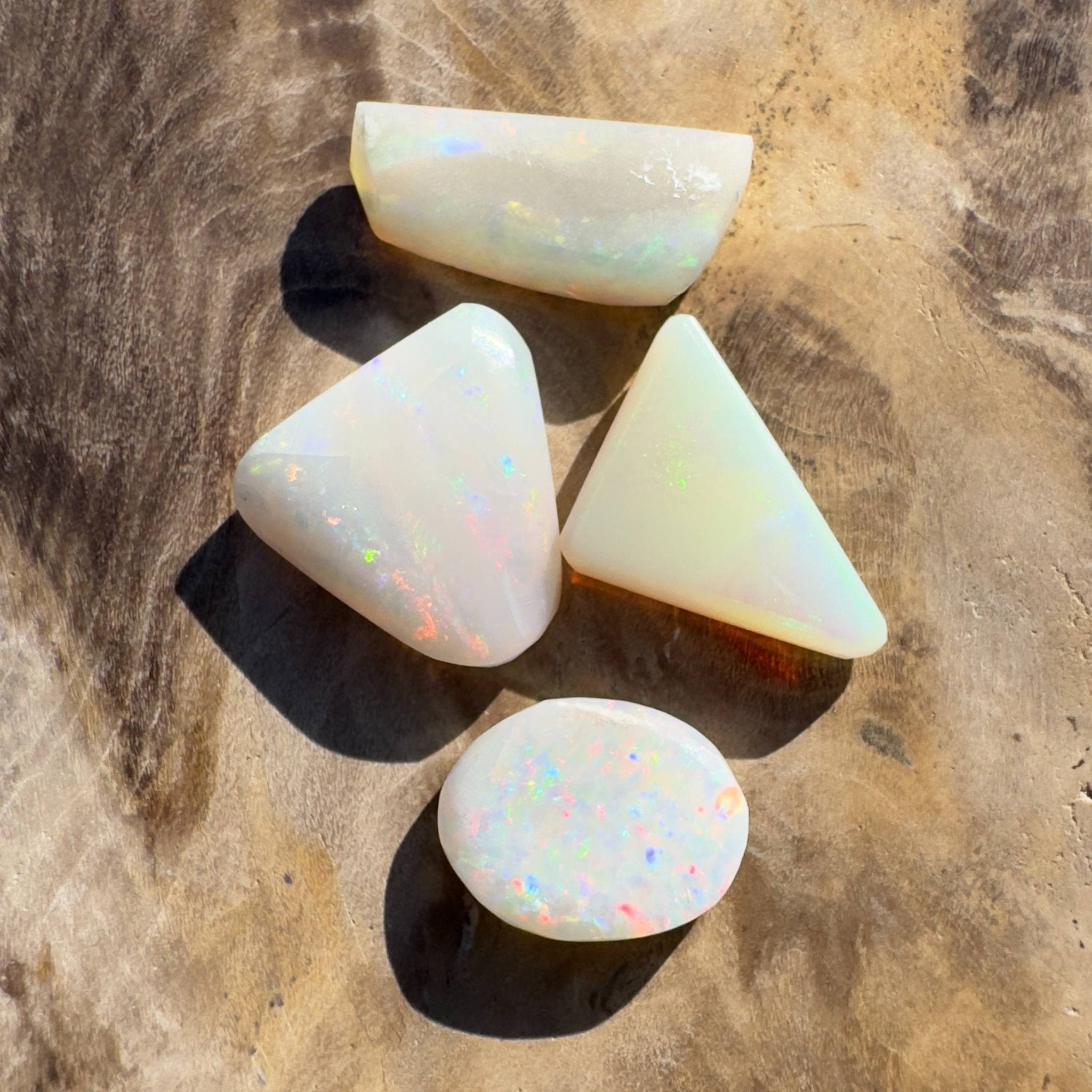 7ct Hand - cut Solid Coober Pedy Opal Parcel