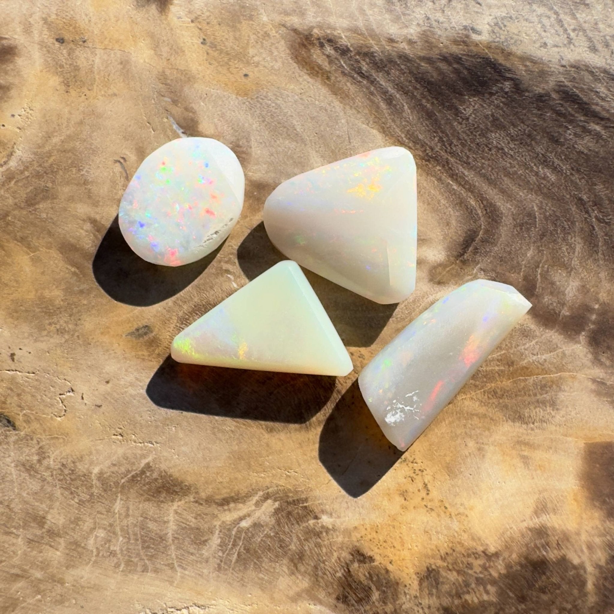 7ct Hand - cut Solid Coober Pedy Opal Parcel