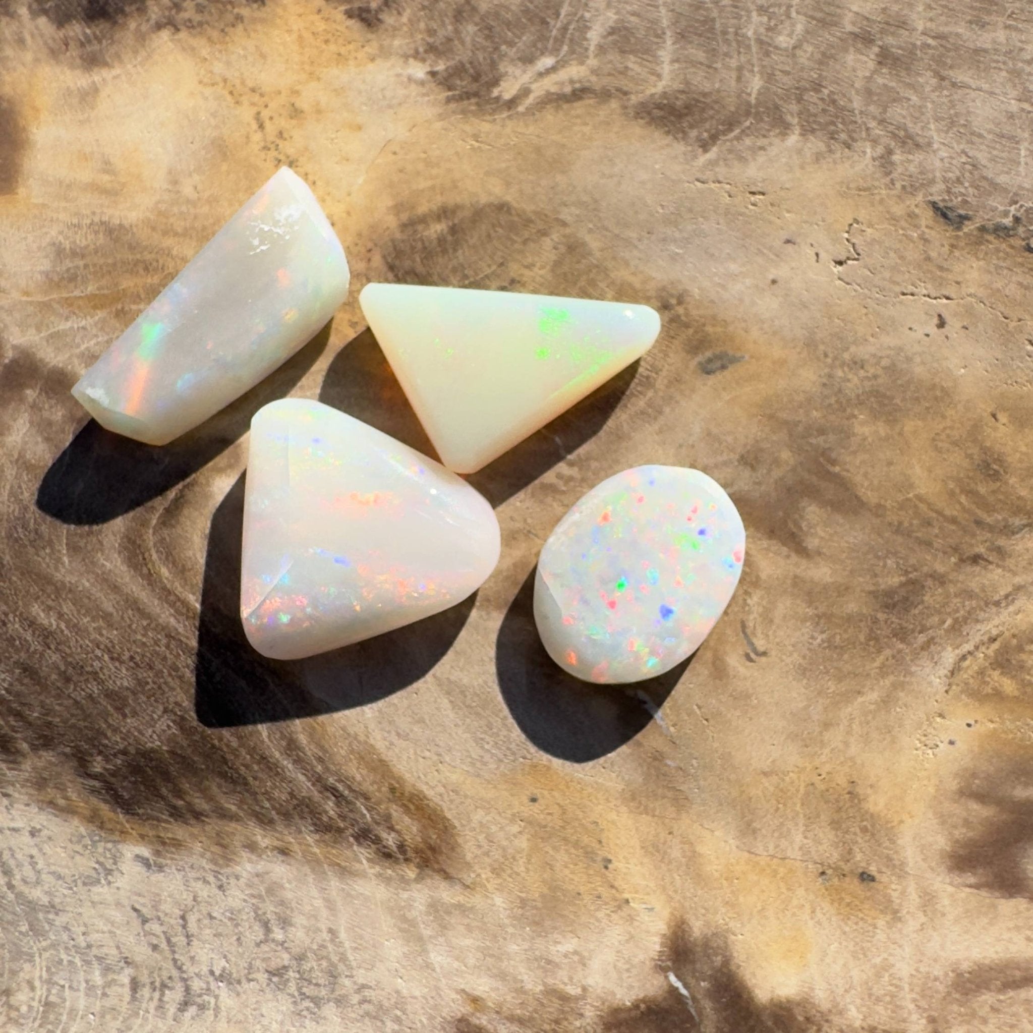 7ct Hand - cut Solid Coober Pedy Opal Parcel