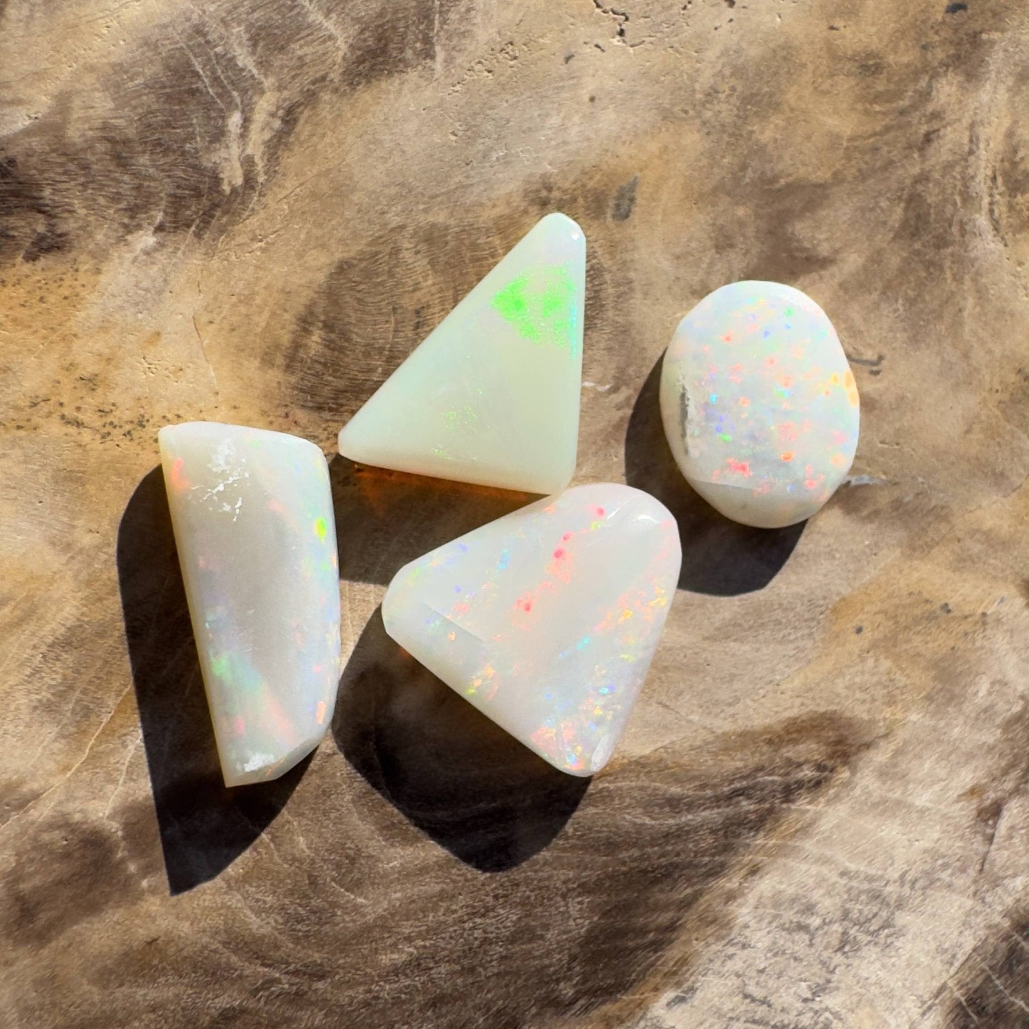 7ct Hand - cut Solid Coober Pedy Opal Parcel