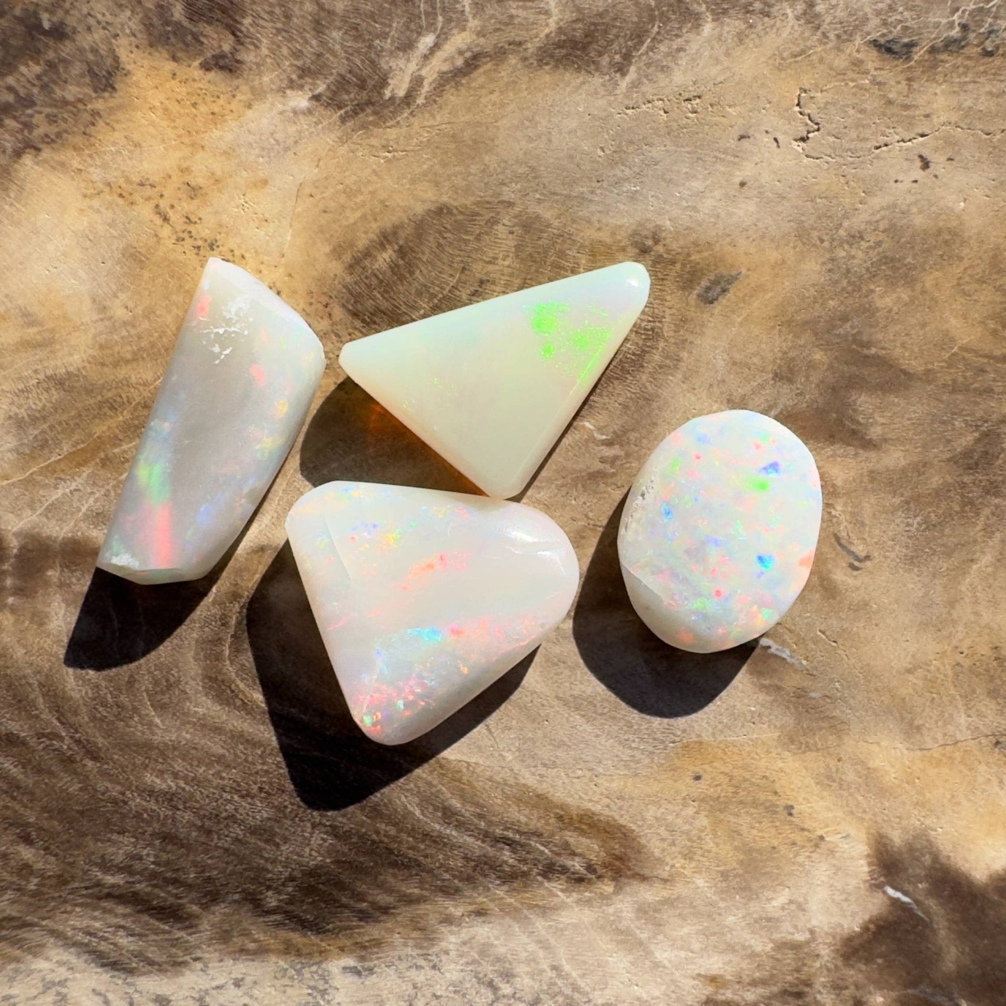 7ct Hand - cut Solid Coober Pedy Opal Parcel