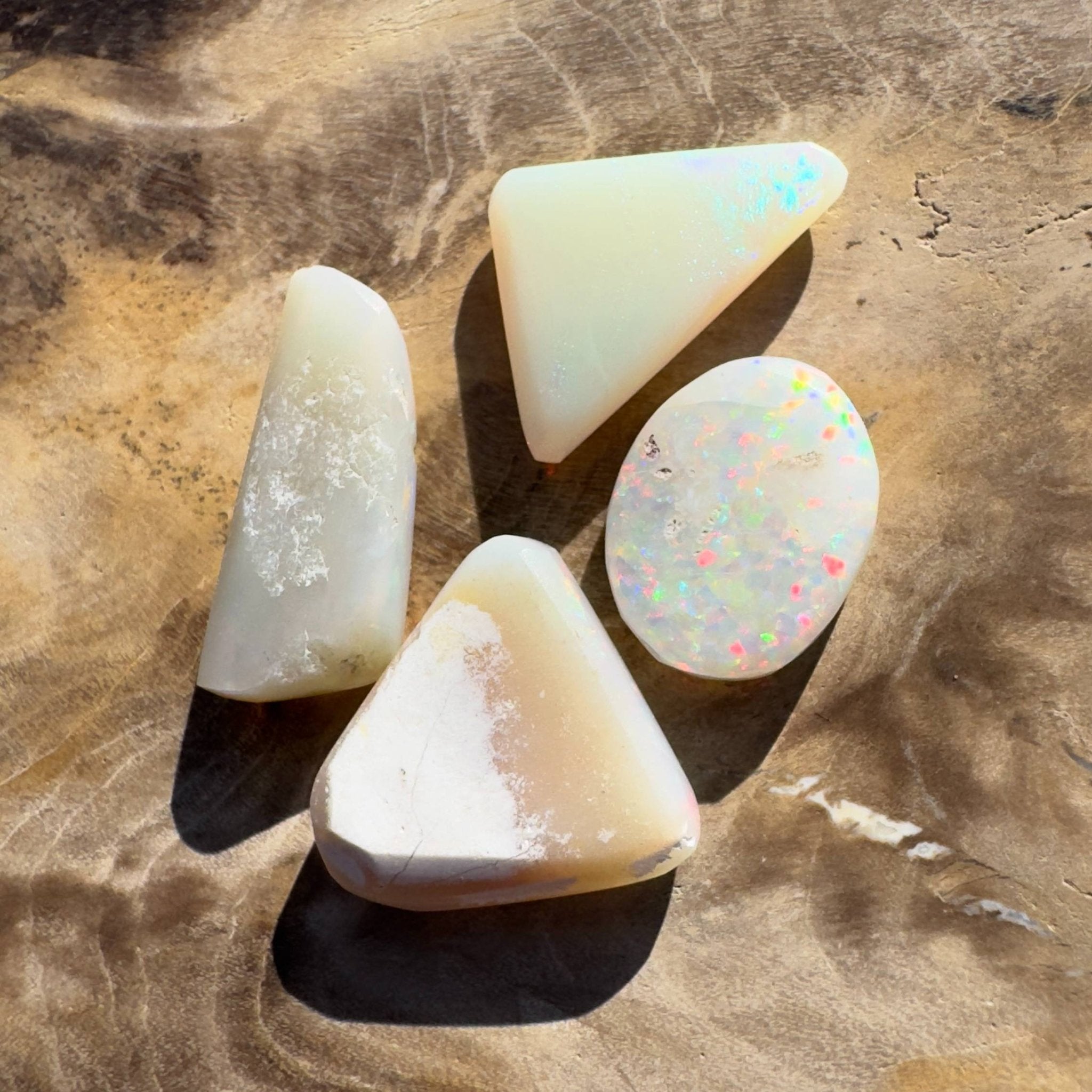 7ct Hand - cut Solid Coober Pedy Opal Parcel