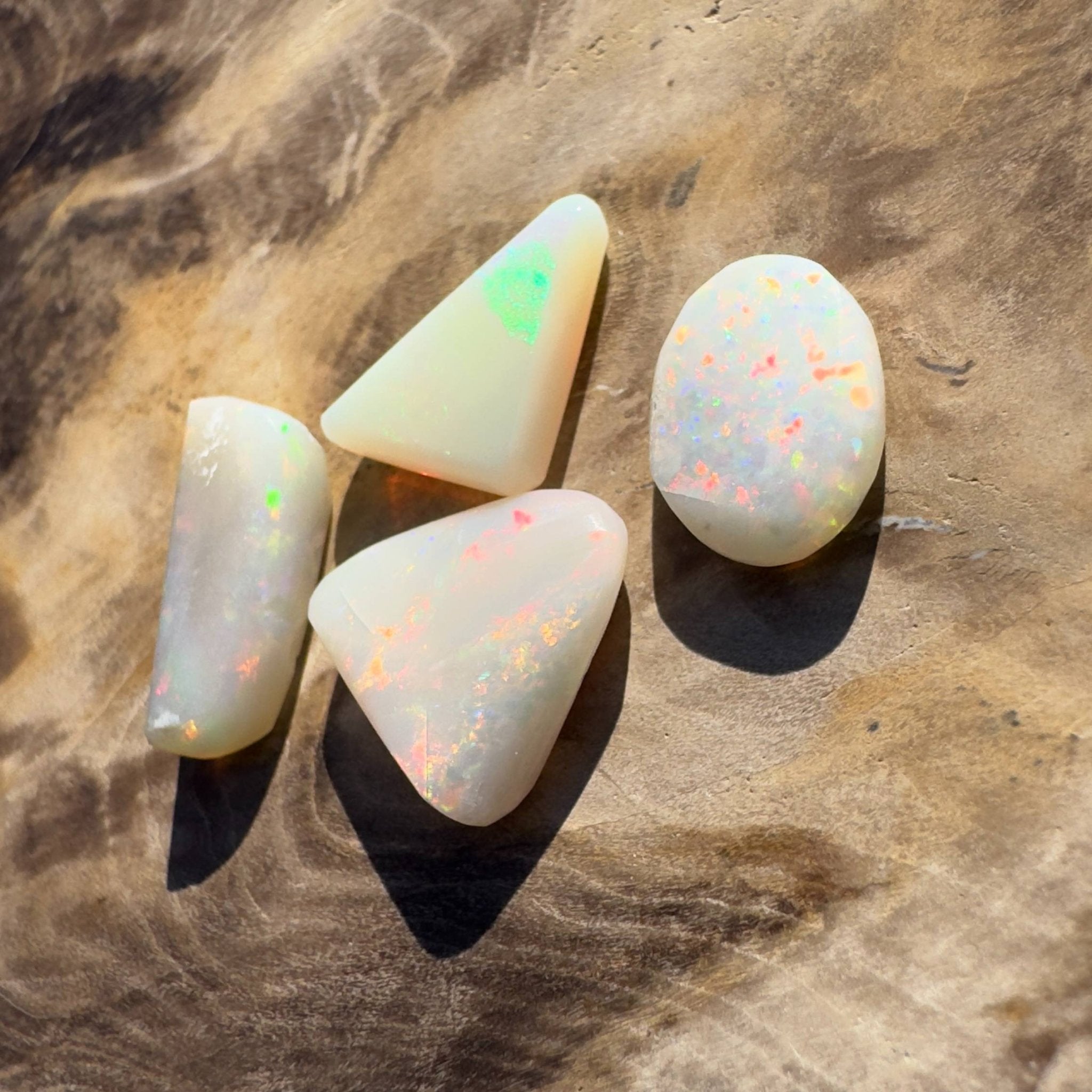 7ct Hand - cut Solid Coober Pedy Opal Parcel