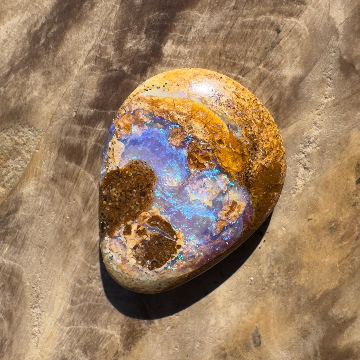 7ct Queensland Boulder Opal | Solid Australian Opal | Hand-Cut