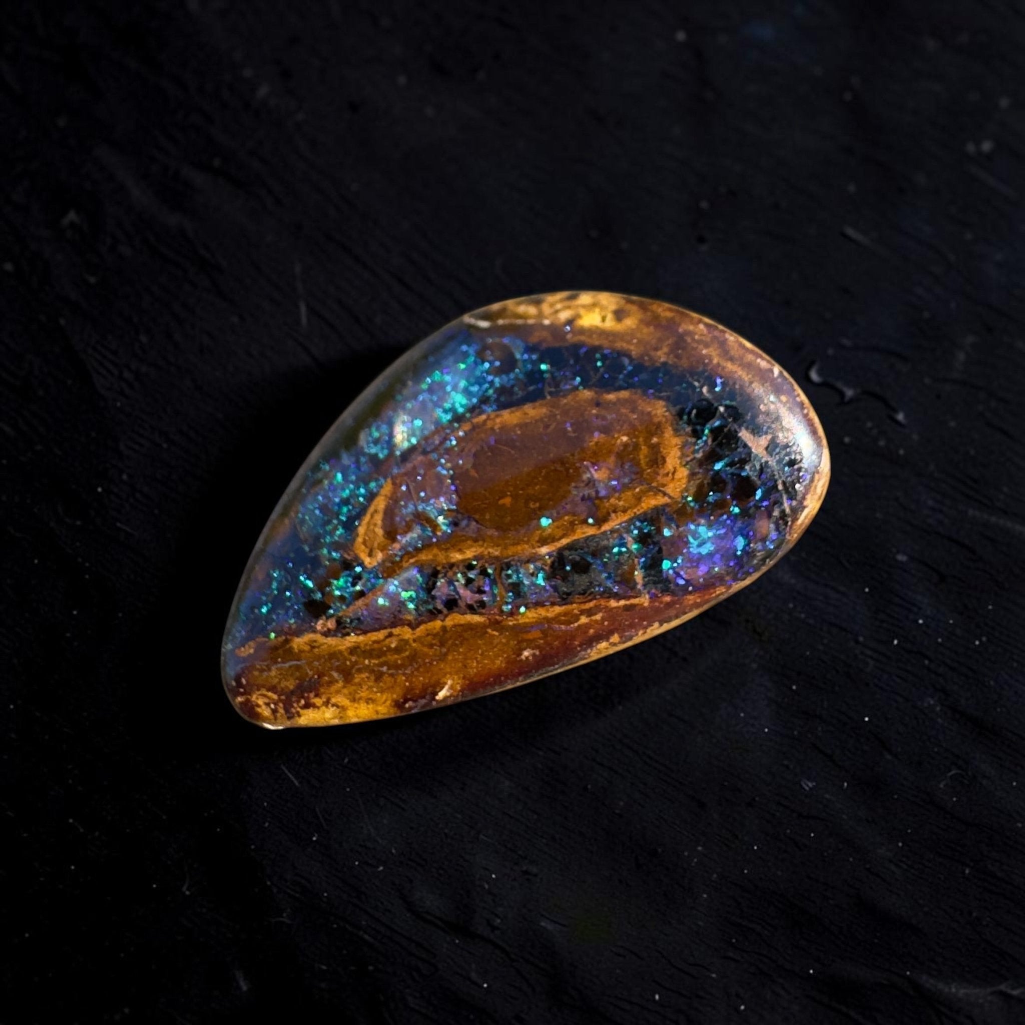 7ct Queensland Boulder Opal | Solid Australian Opal | Hand-Cut