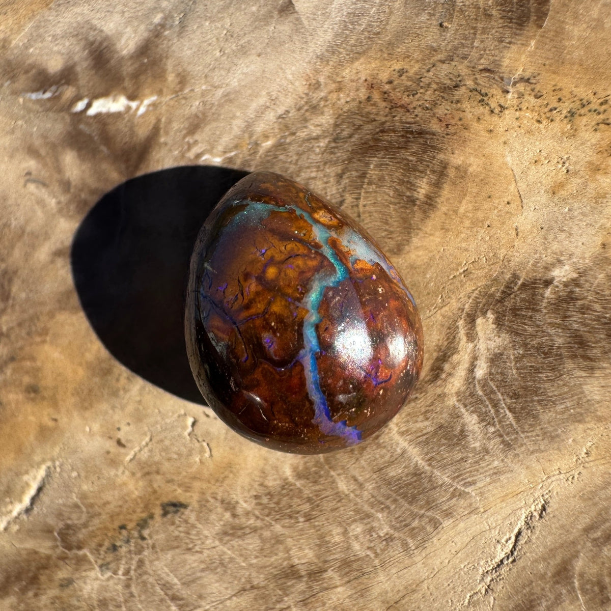 8.1ct Queensland Boulder Opal | Solid Australian Opal | Hand-Cut