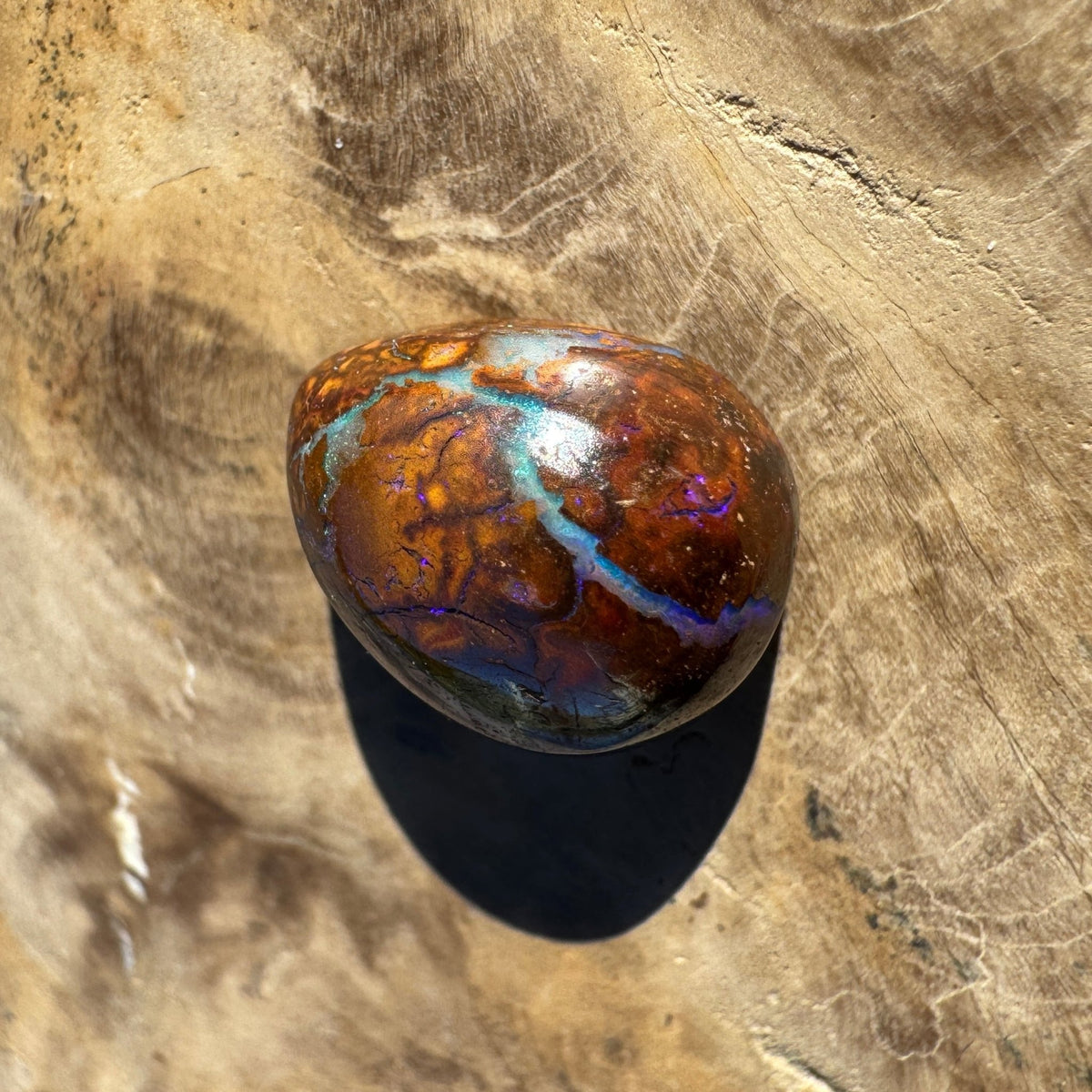 8.1ct Queensland Boulder Opal | Solid Australian Opal | Hand-Cut