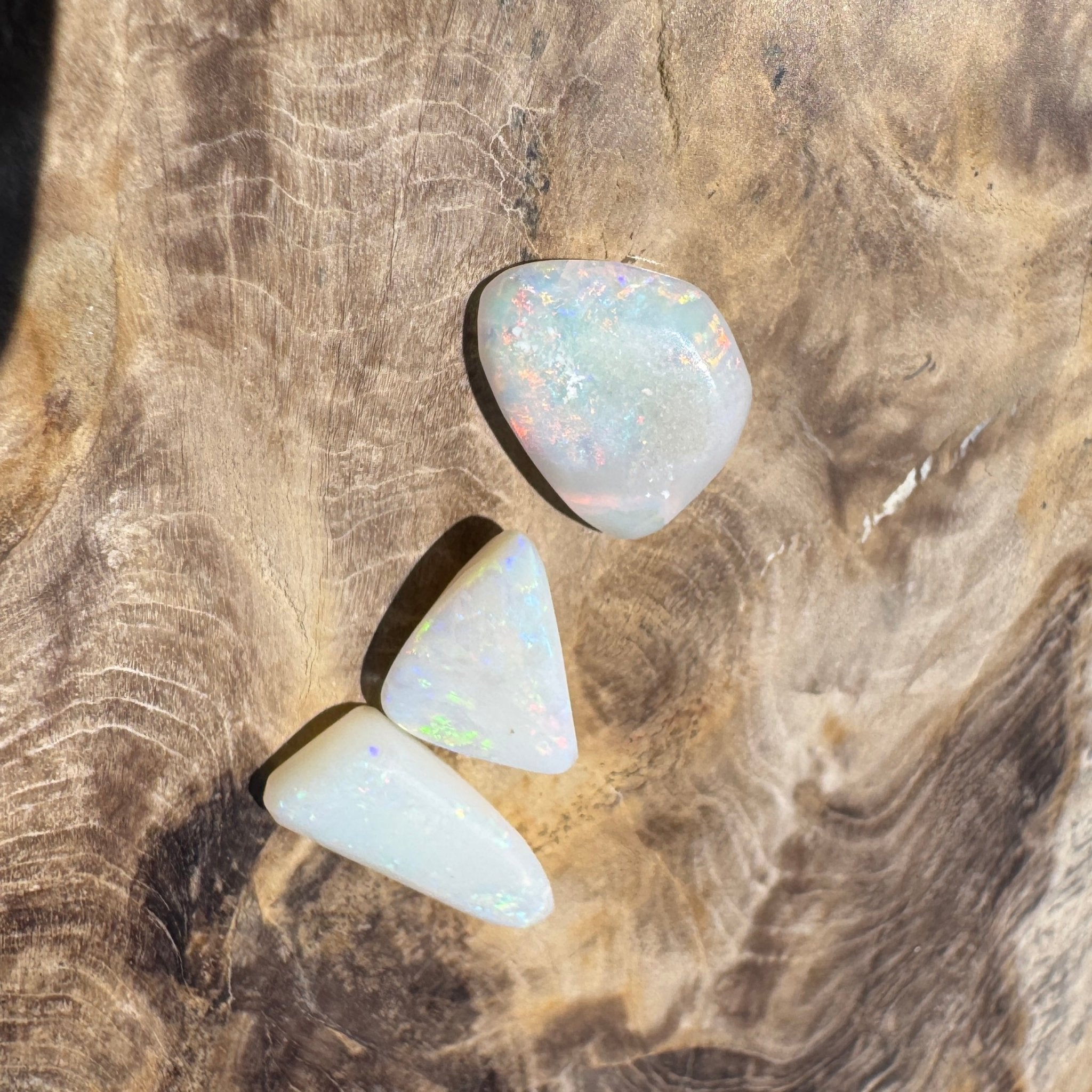 8.2ct Hand - cut Solid Coober Pedy Opal Parcel