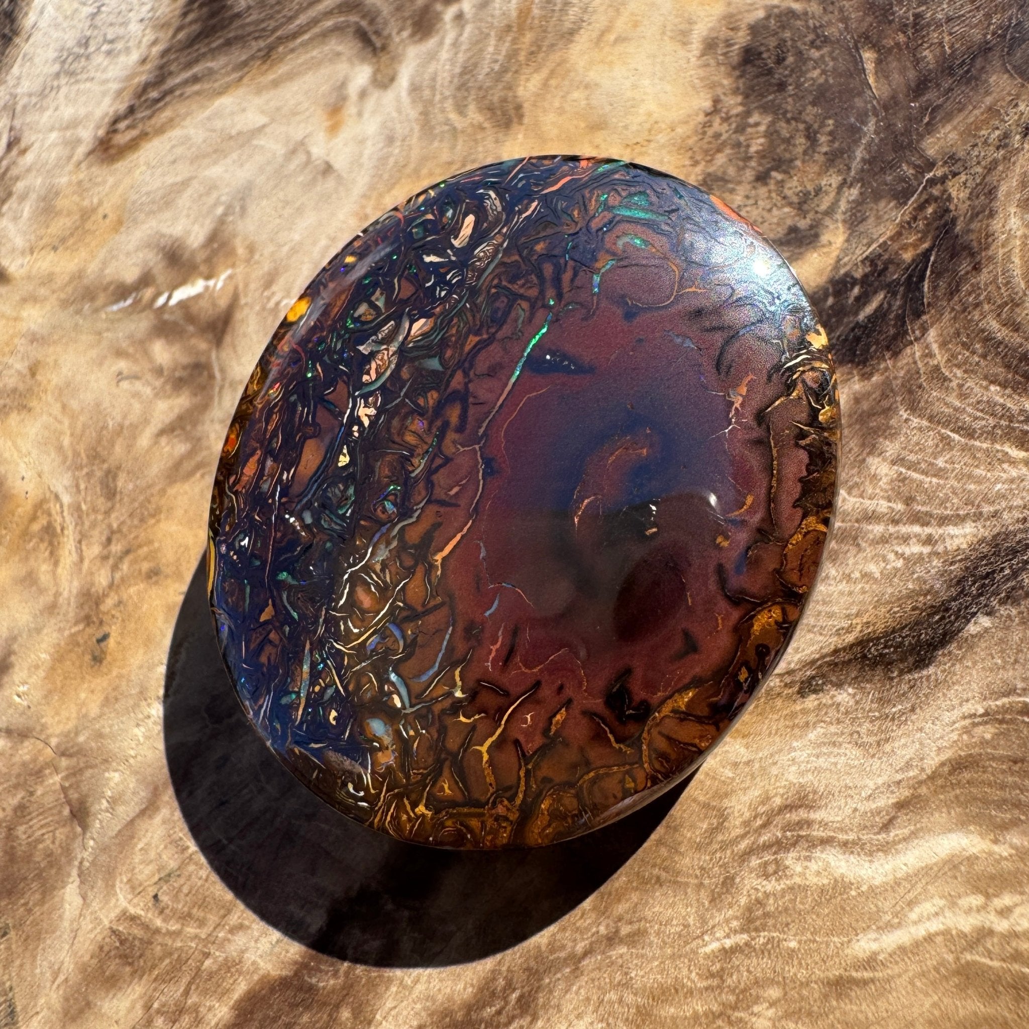 82ct Yowah Nut Queensland Boulder Opal | Solid Australian Opal | Hand-Cut