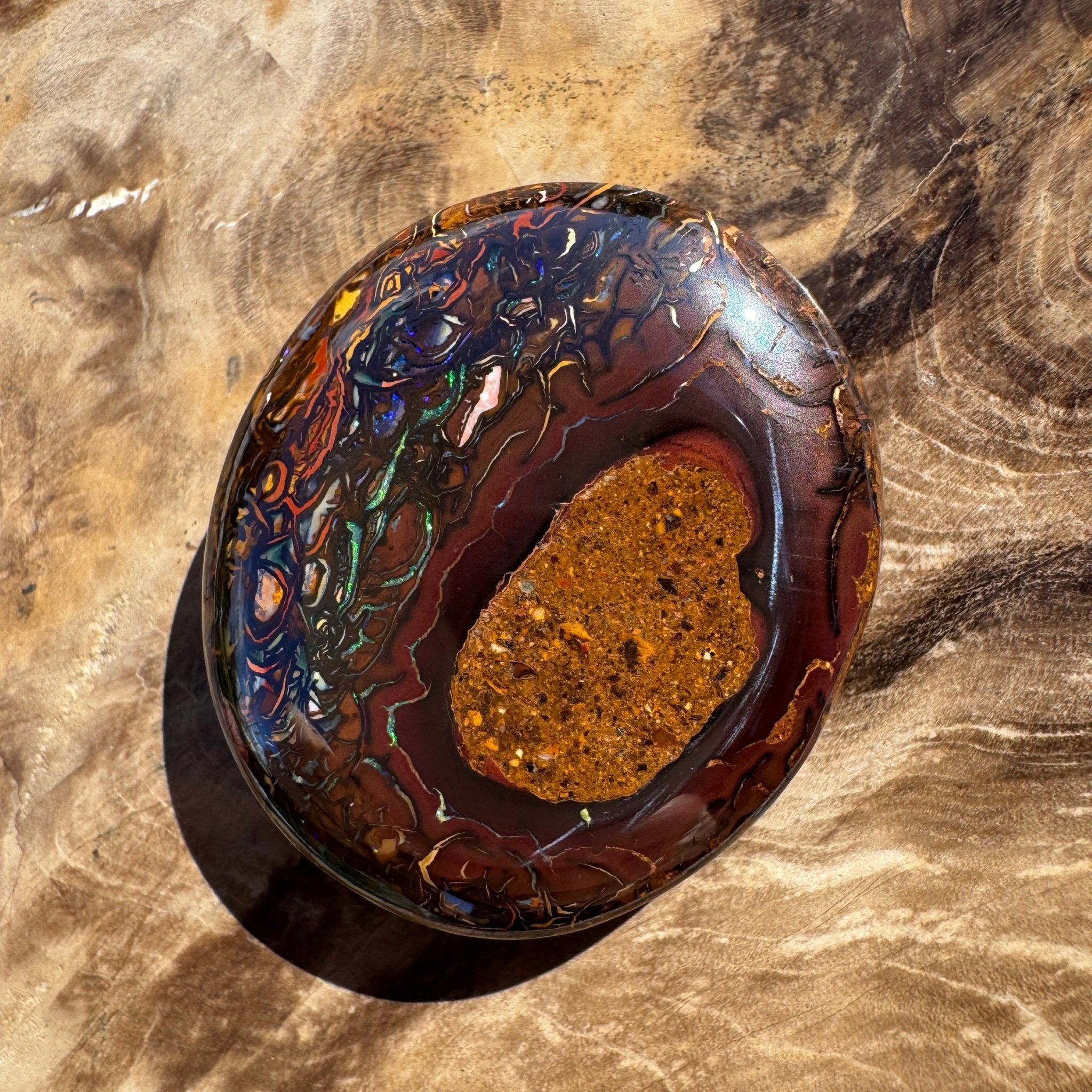 82ct Yowah Nut Queensland Boulder Opal | Solid Australian Opal | Hand-Cut