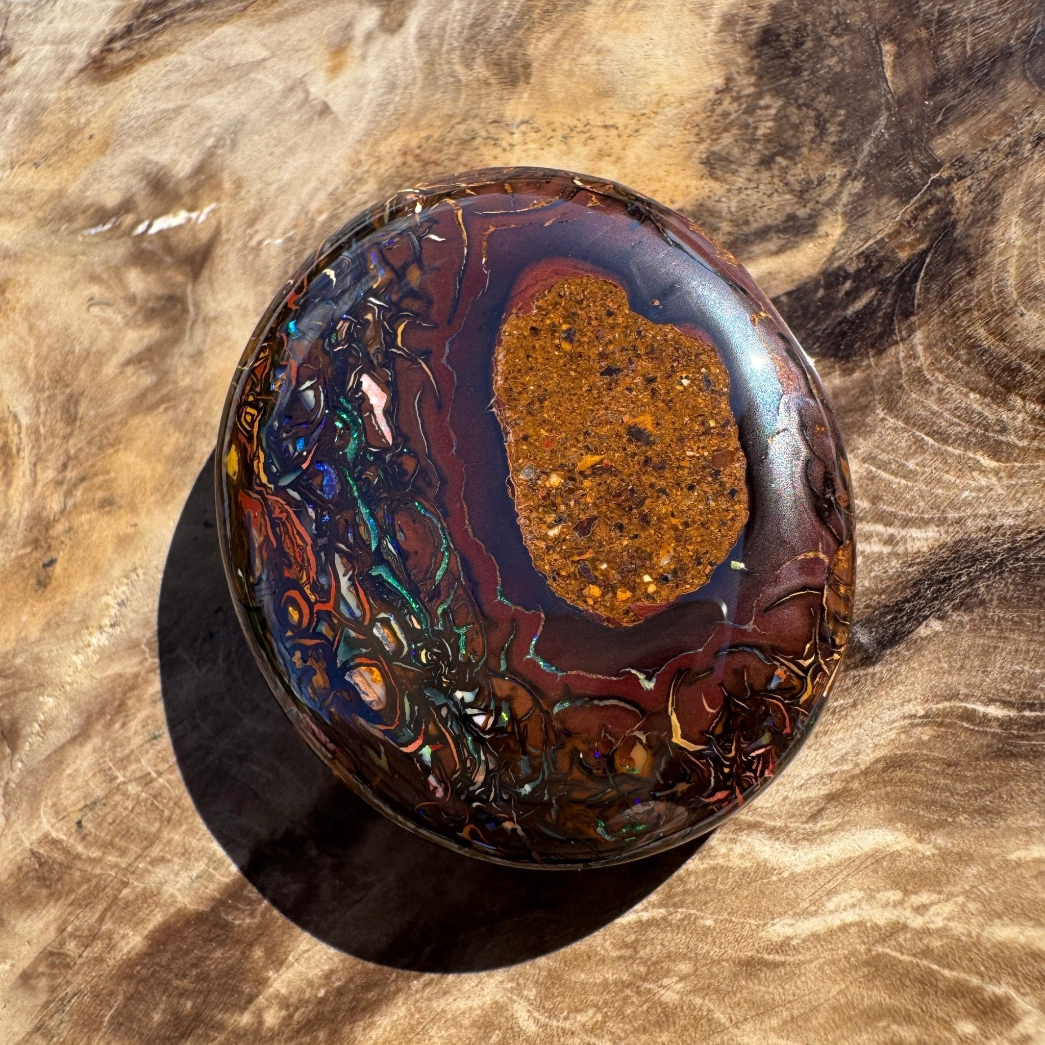 82ct Yowah Nut Queensland Boulder Opal | Solid Australian Opal | Hand-Cut