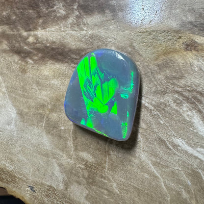 Lightning Ridge Semi Black Opal 3.1carat Solid Hand-Cut