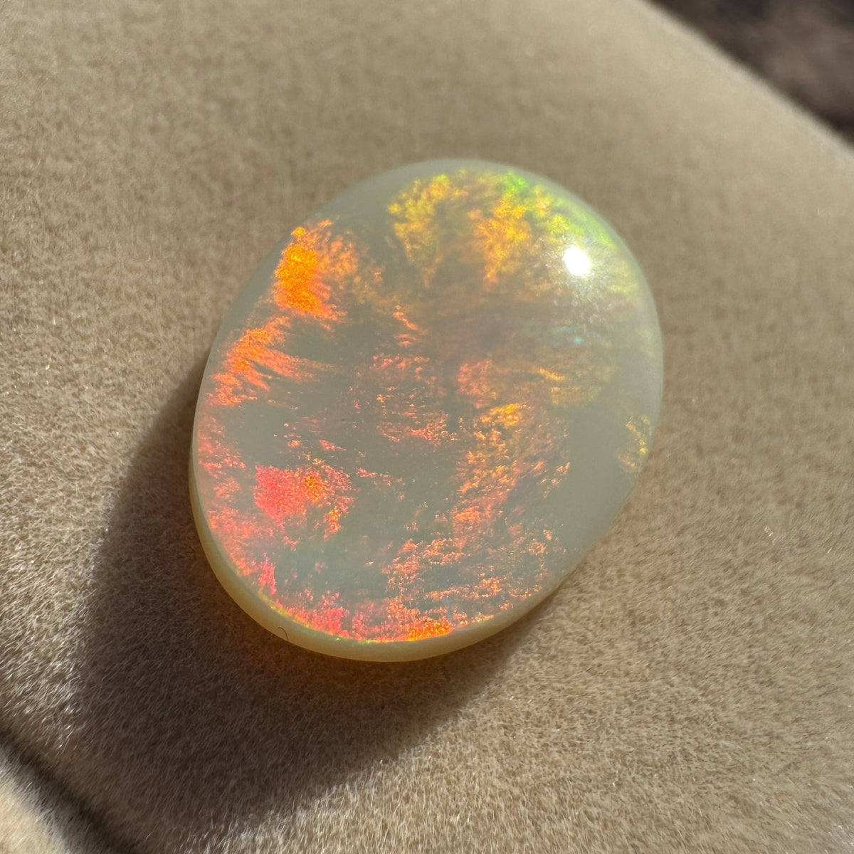 8.5ct Coober Pedy Opal | Solid Australian Opal | Hand-Cut