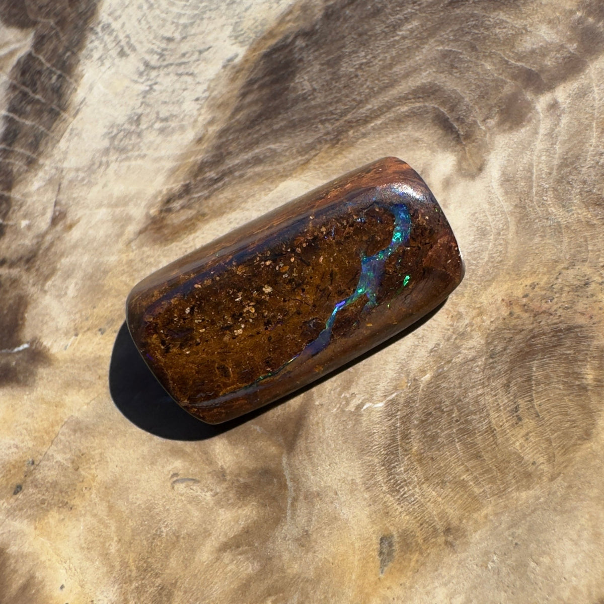 8ct Queensland Boulder Opal | Solid Australian Opal | Hand-Cut