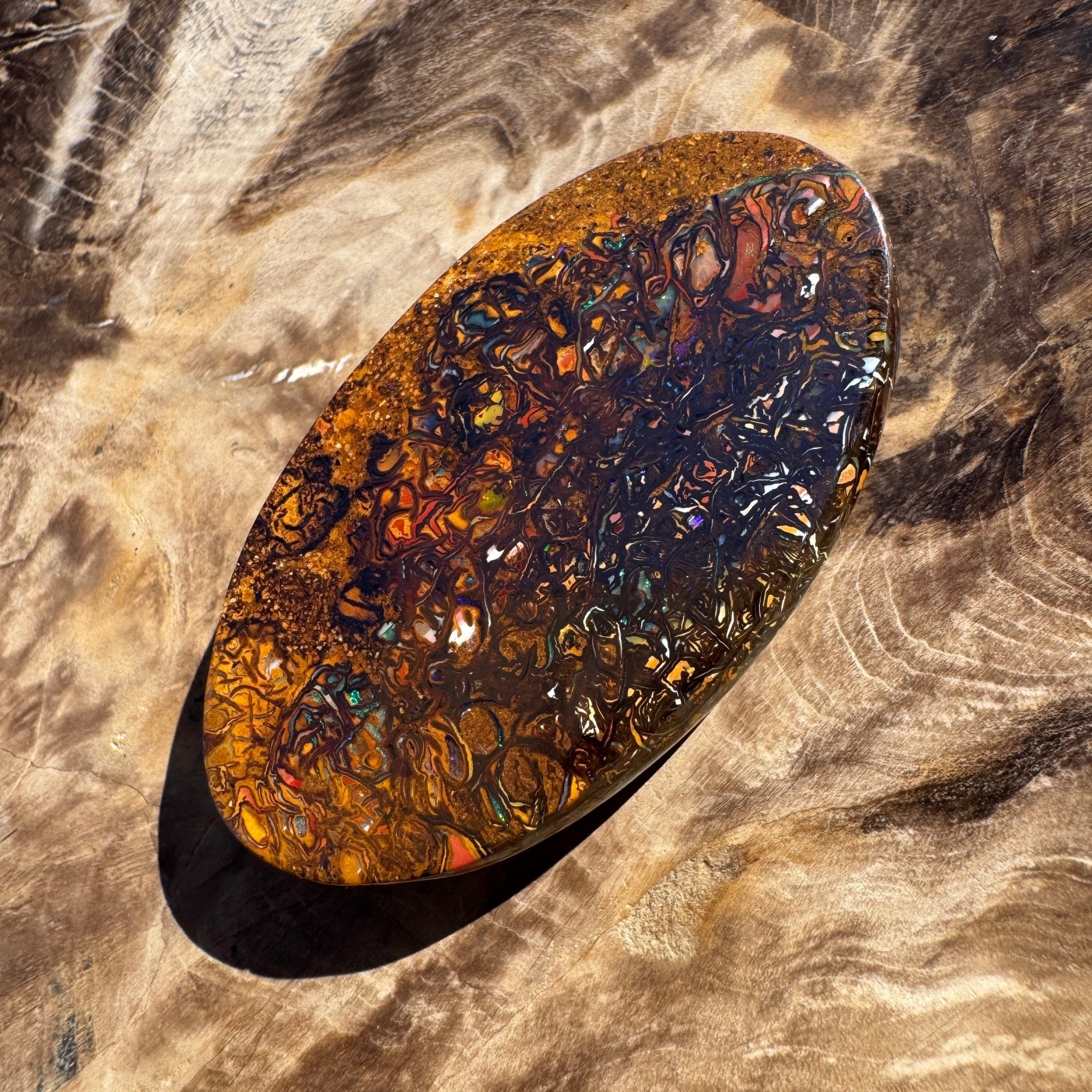 90ct Winton Queensland Boulder Opal | Solid Australian Opal | Hand-Cut