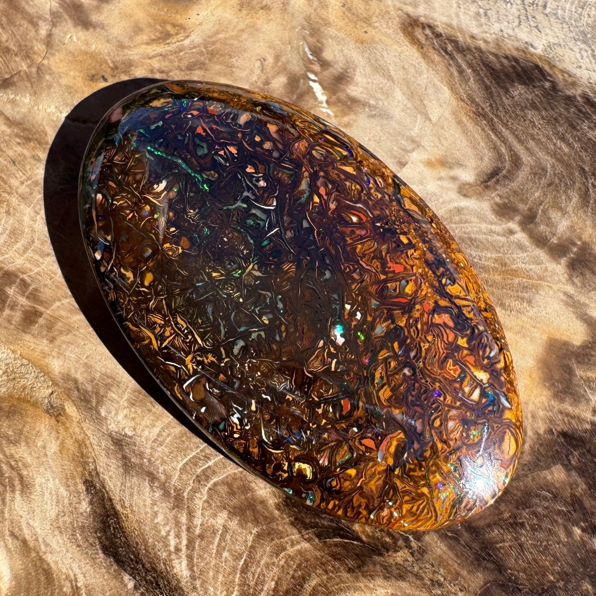 90ct Winton Queensland Boulder Opal | Solid Australian Opal | Hand-Cut
