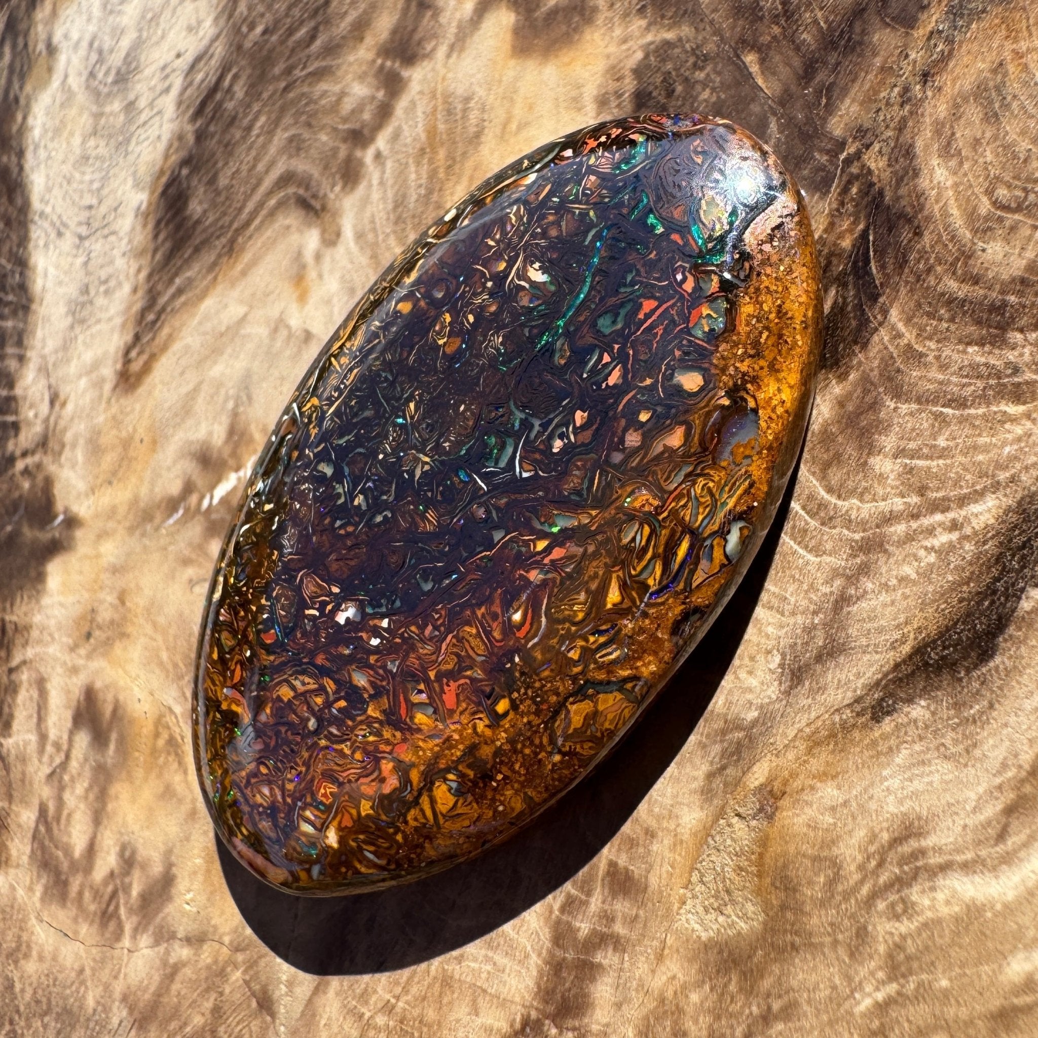 90ct Winton Queensland Boulder Opal | Solid Australian Opal | Hand-Cut