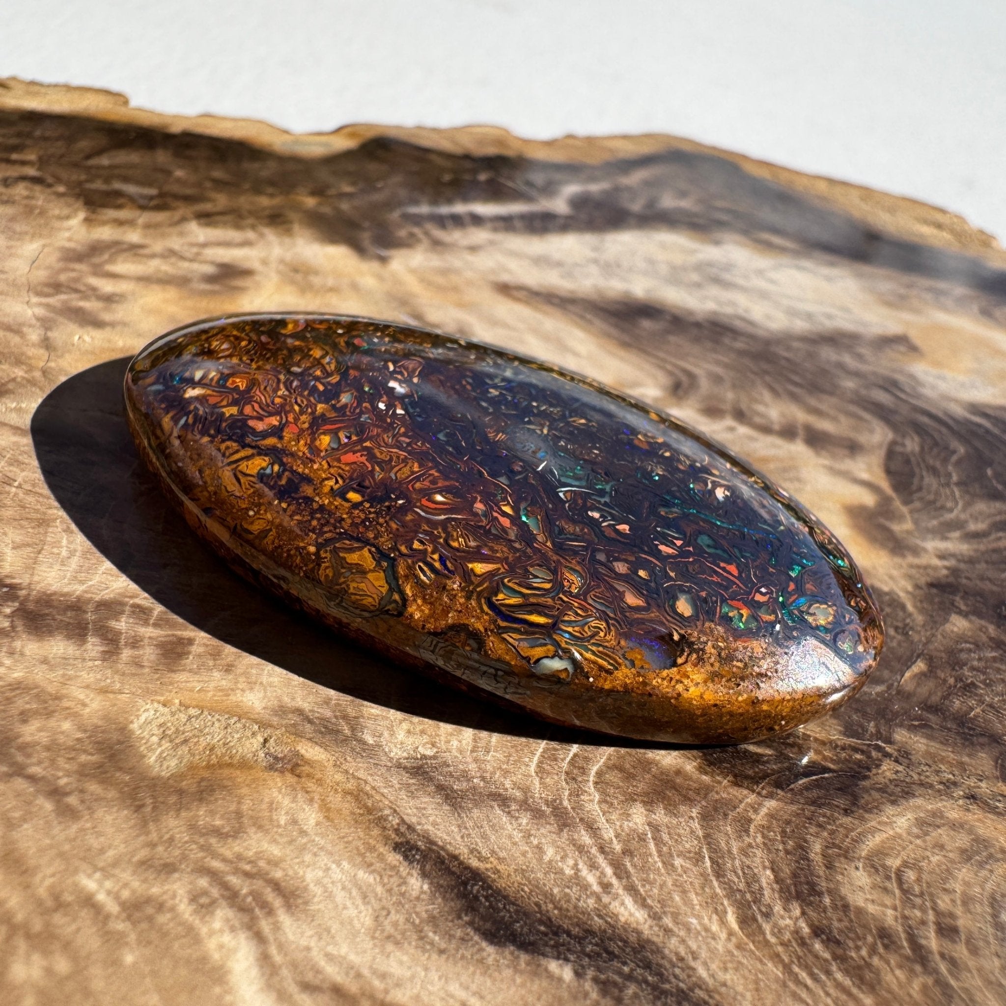90ct Winton Queensland Boulder Opal | Solid Australian Opal | Hand-Cut