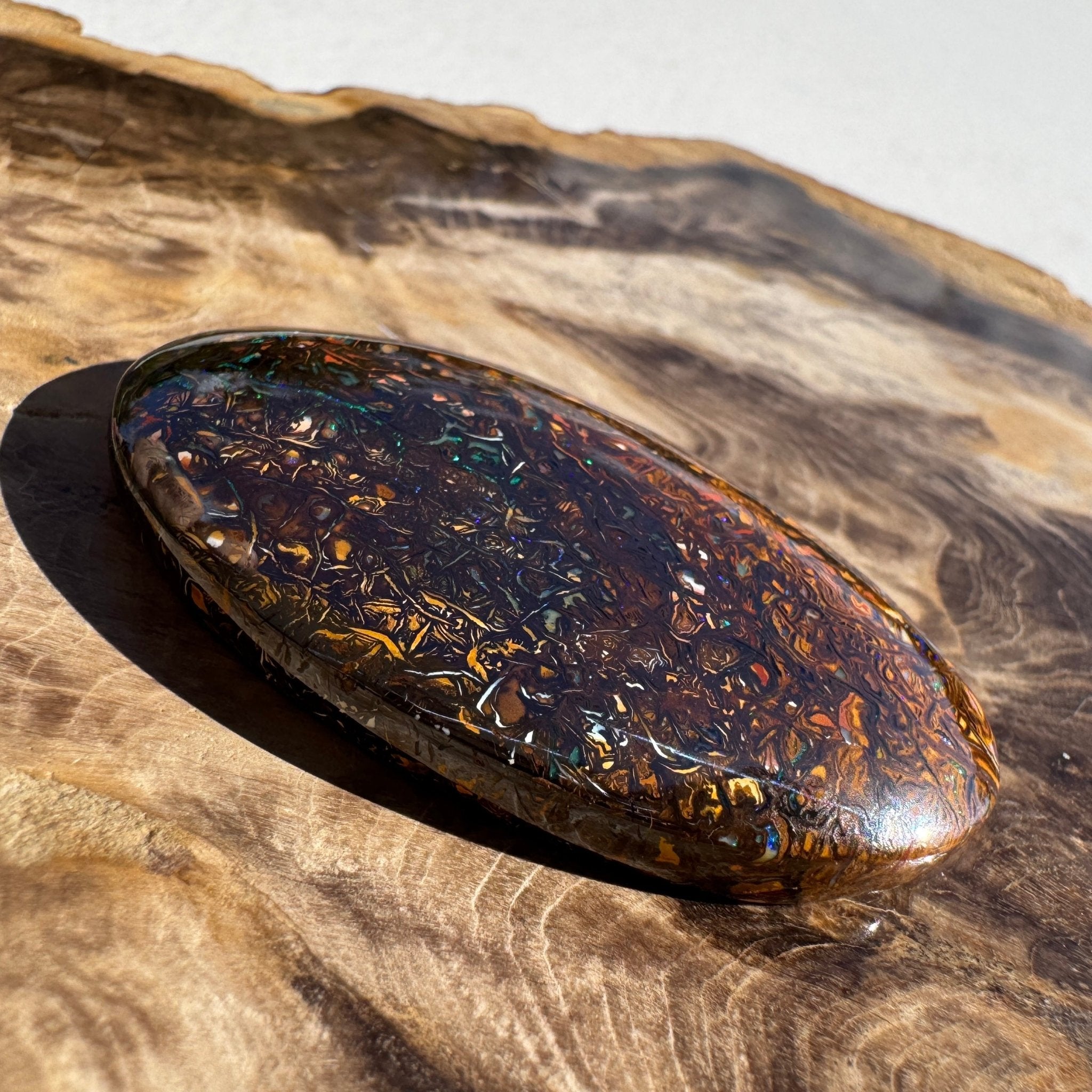 90ct Winton Queensland Boulder Opal | Solid Australian Opal | Hand-Cut
