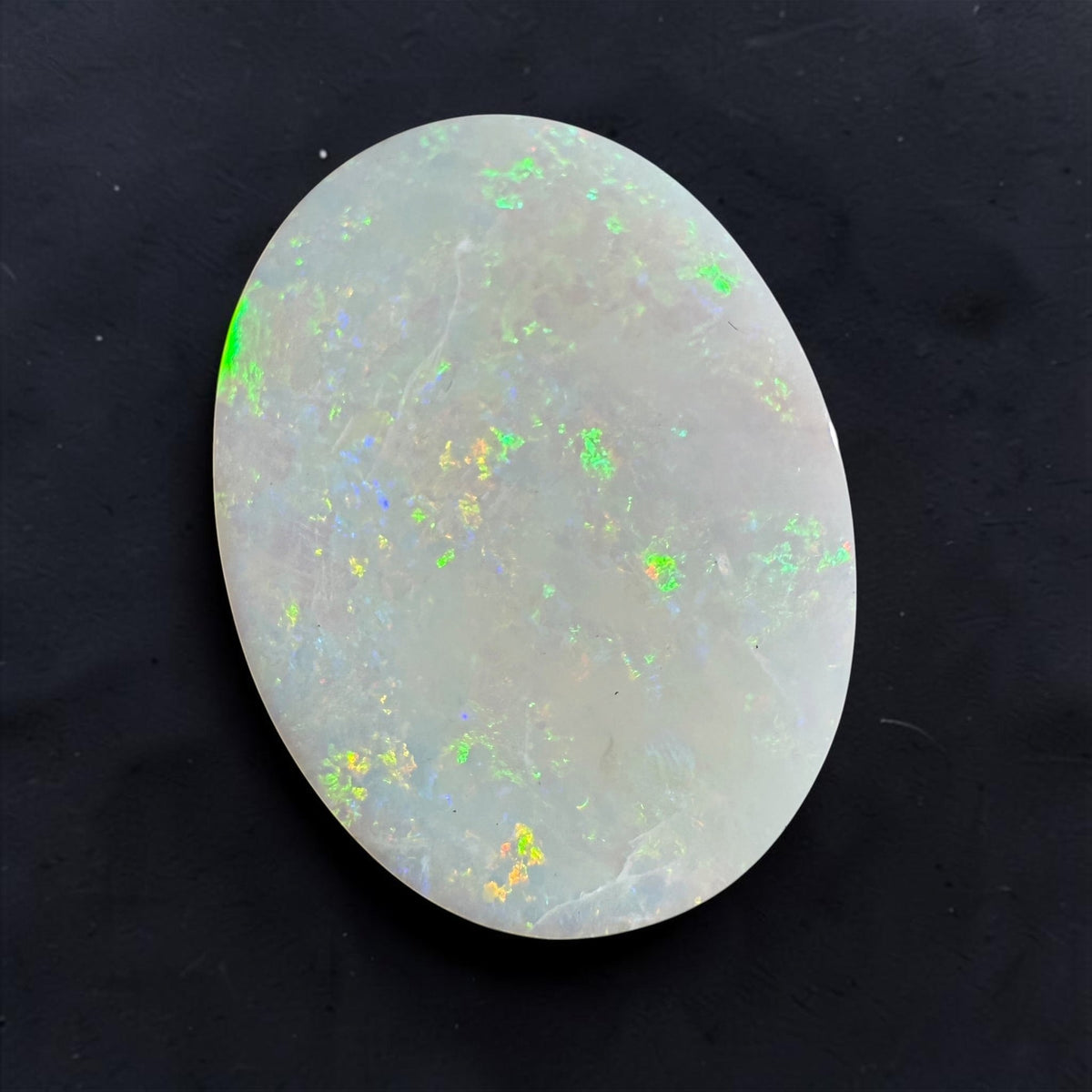 9.3ct Coober Pedy White Opal | Solid Australian Opal | Hand-Cut