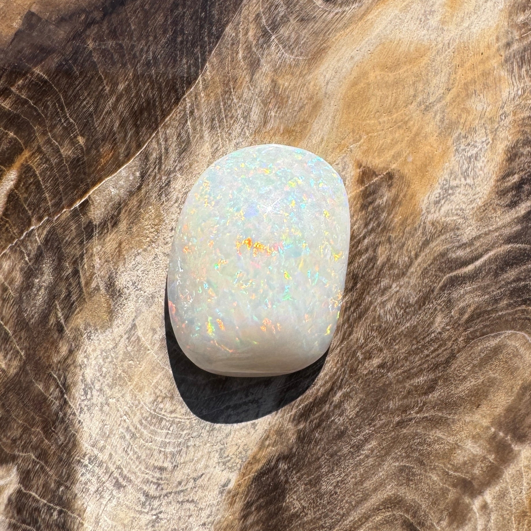 9.3ct Hand - cut Solid Coober Pedy Opal