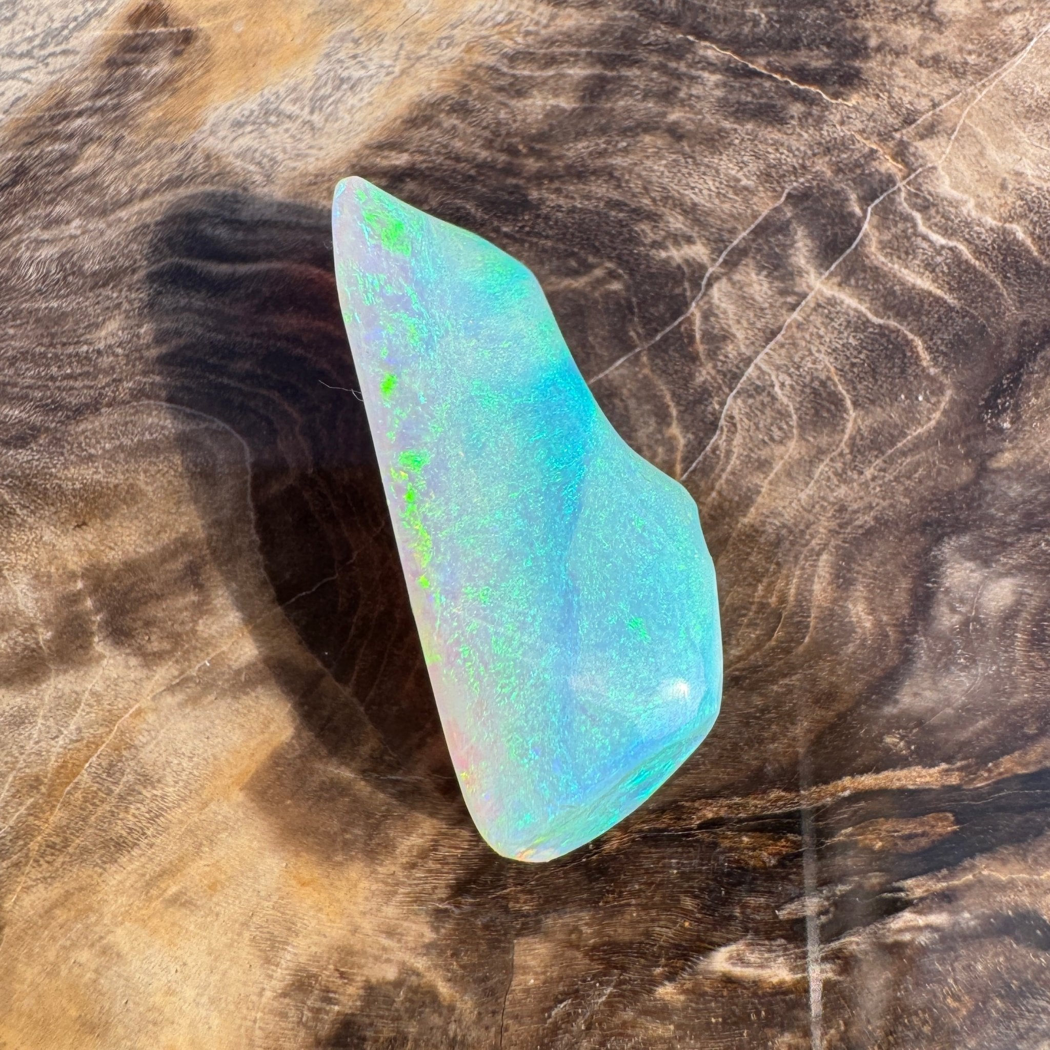 9.3ct Lightning Ridge Opal | Solid Australian Opal | Hand-Cut