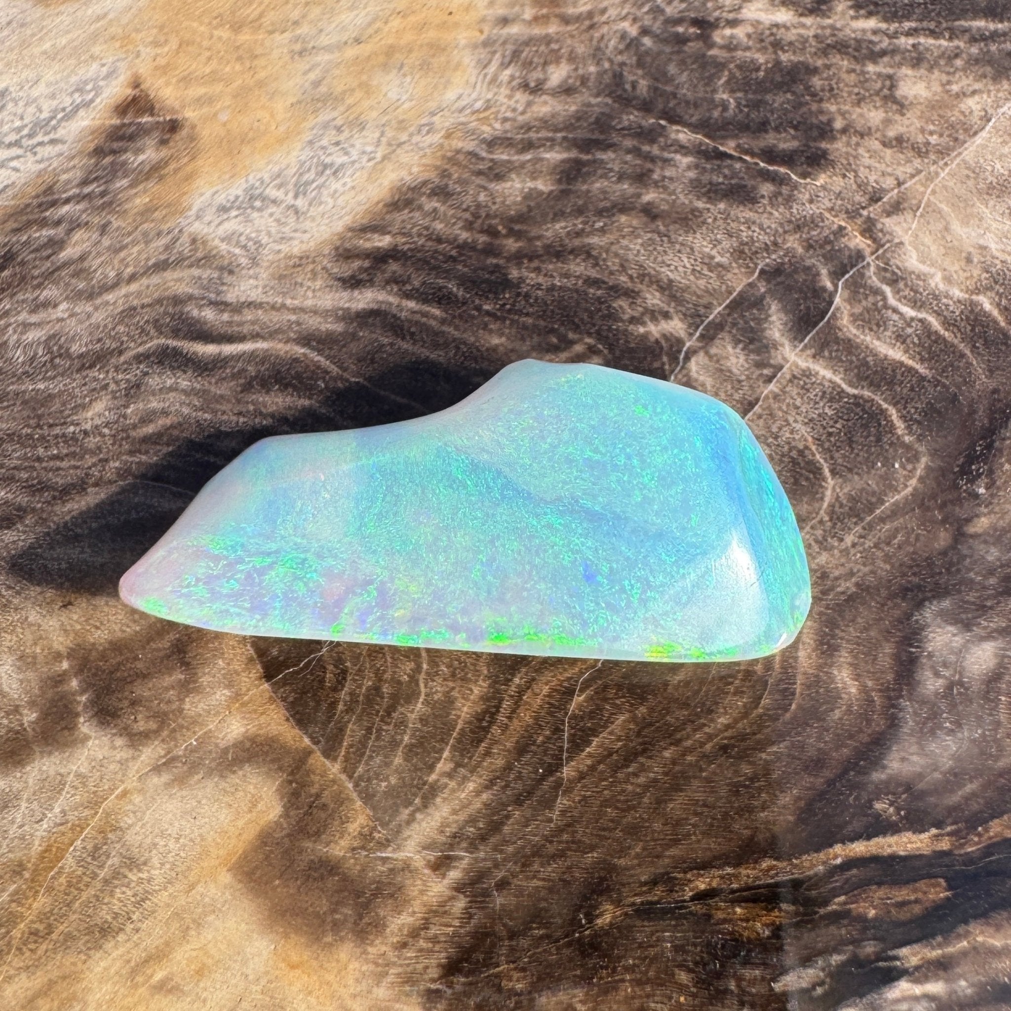 9.3ct Lightning Ridge Opal | Solid Australian Opal | Hand-Cut