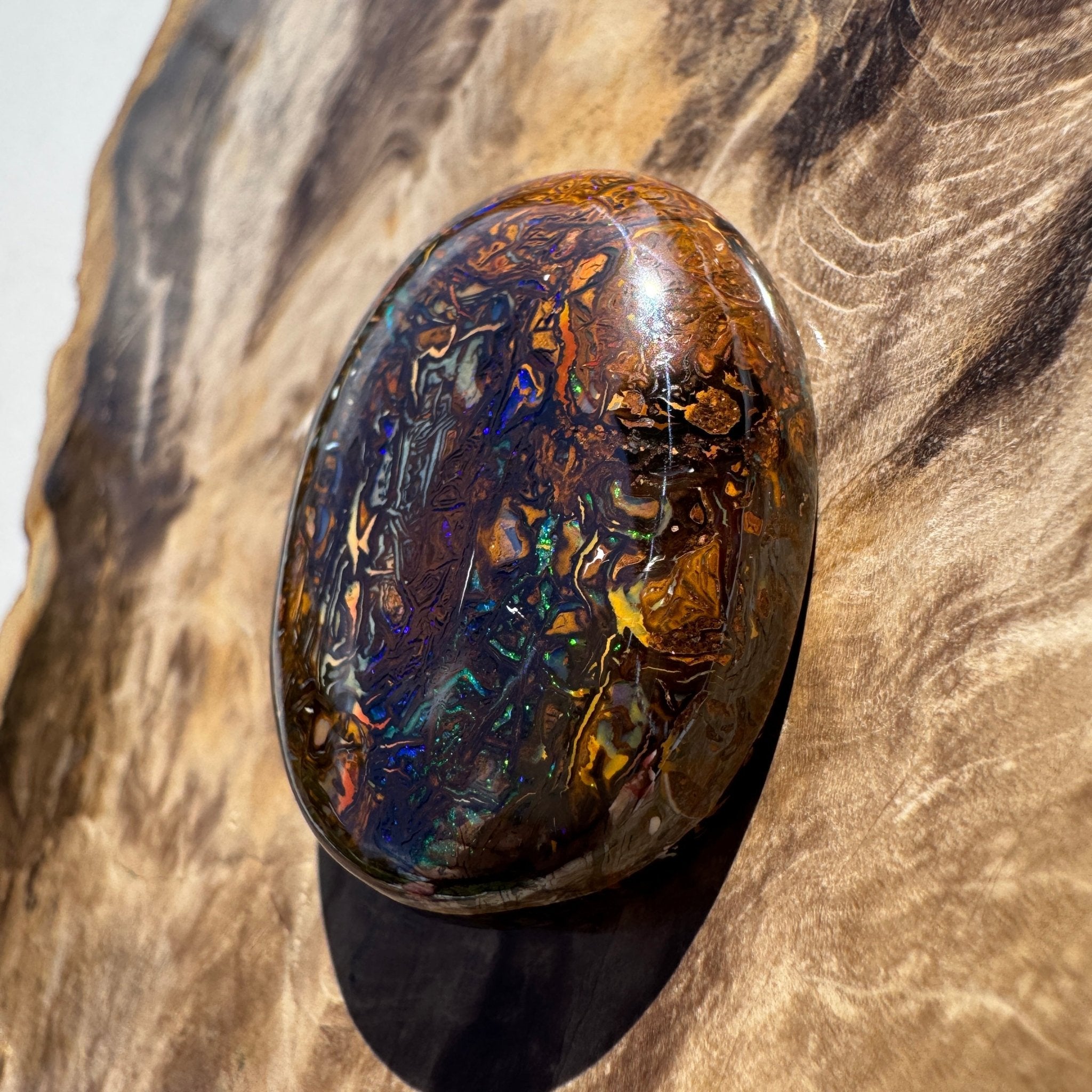 93ct Winton Queensland Boulder Opal | Solid Australian Opal | Hand-Cut