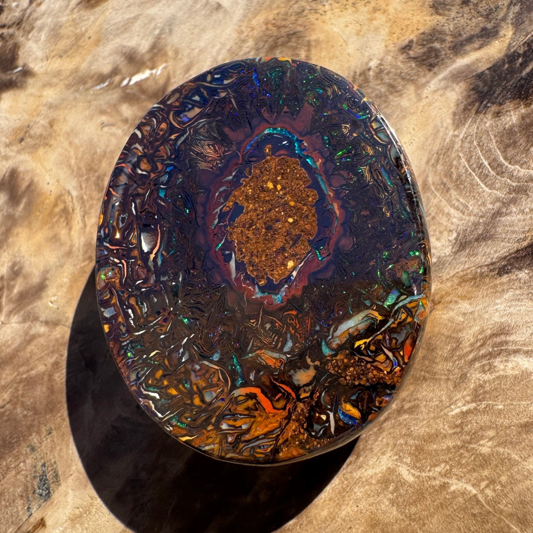 93ct Winton Queensland Boulder Opal | Solid Australian Opal | Hand-Cut