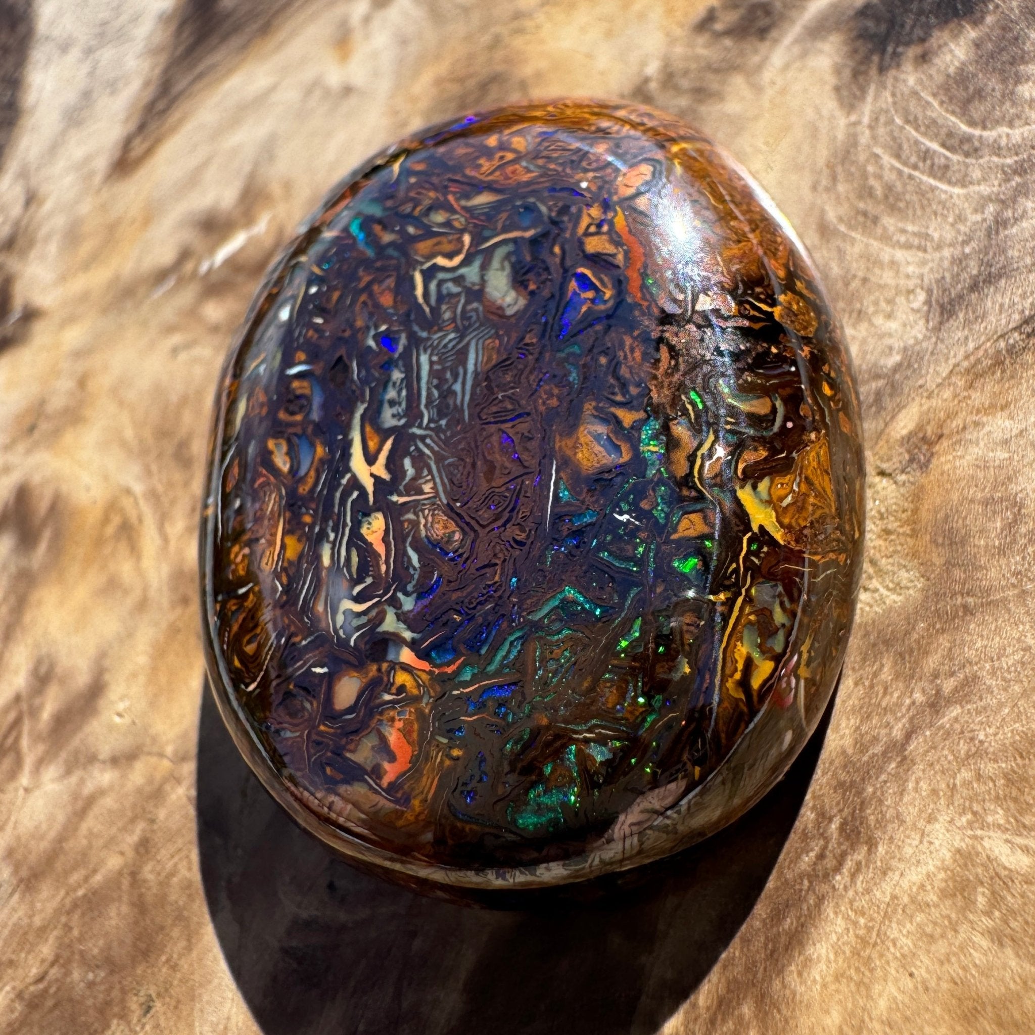 93ct Winton Queensland Boulder Opal | Solid Australian Opal | Hand-Cut