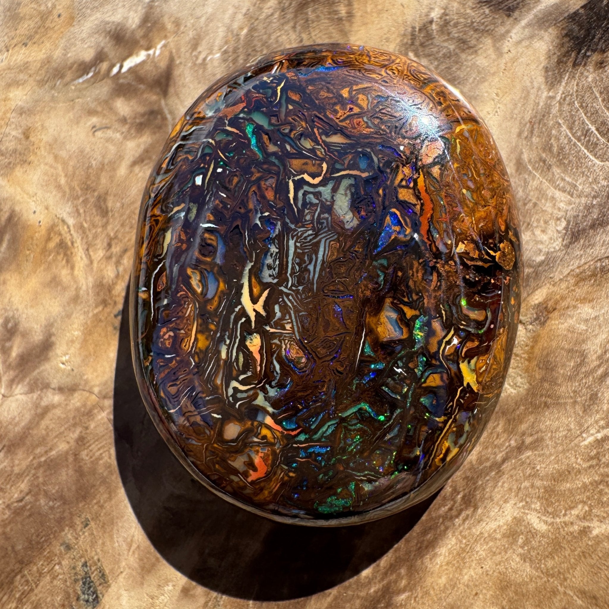 93ct Winton Queensland Boulder Opal | Solid Australian Opal | Hand-Cut