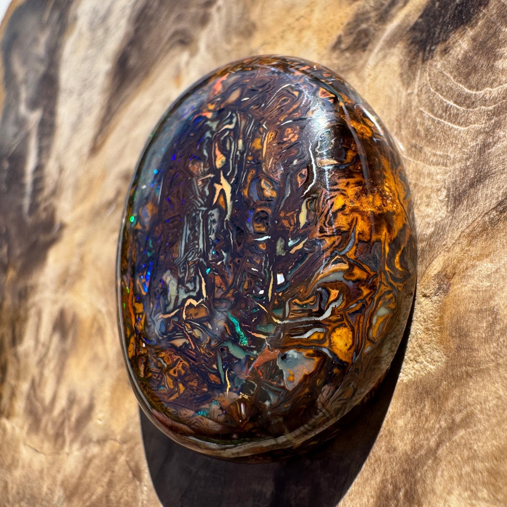 93ct Winton Queensland Boulder Opal | Solid Australian Opal | Hand-Cut